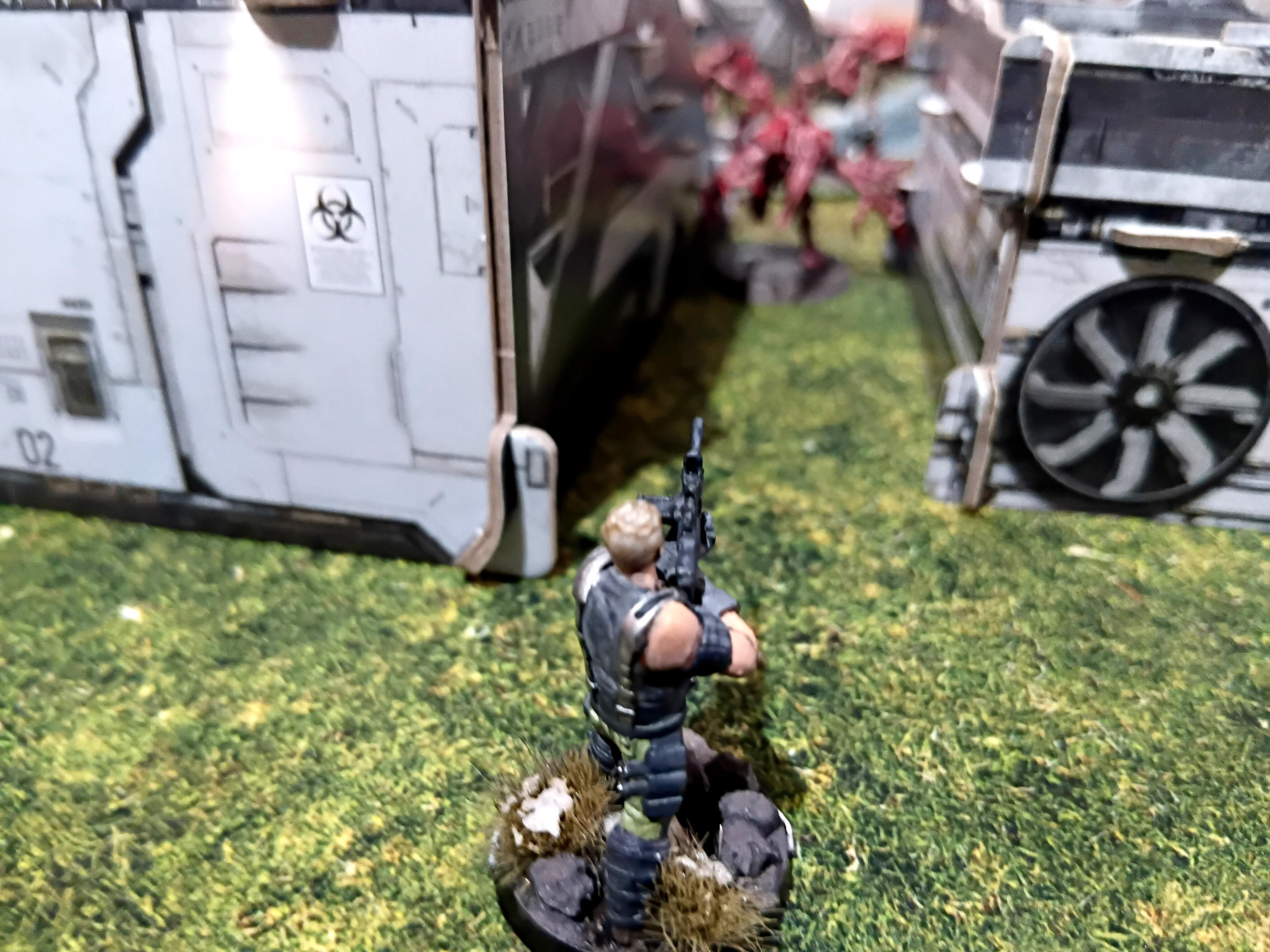 Adventure Game, Azakir Halgriv, Five Parsecs From Home, Fun, Genestealer, Mercenary, Miniatures, Minis, Ninjas, Sci Fi, Science Fiction, Sela Orrel, Ship Crew, Single Player