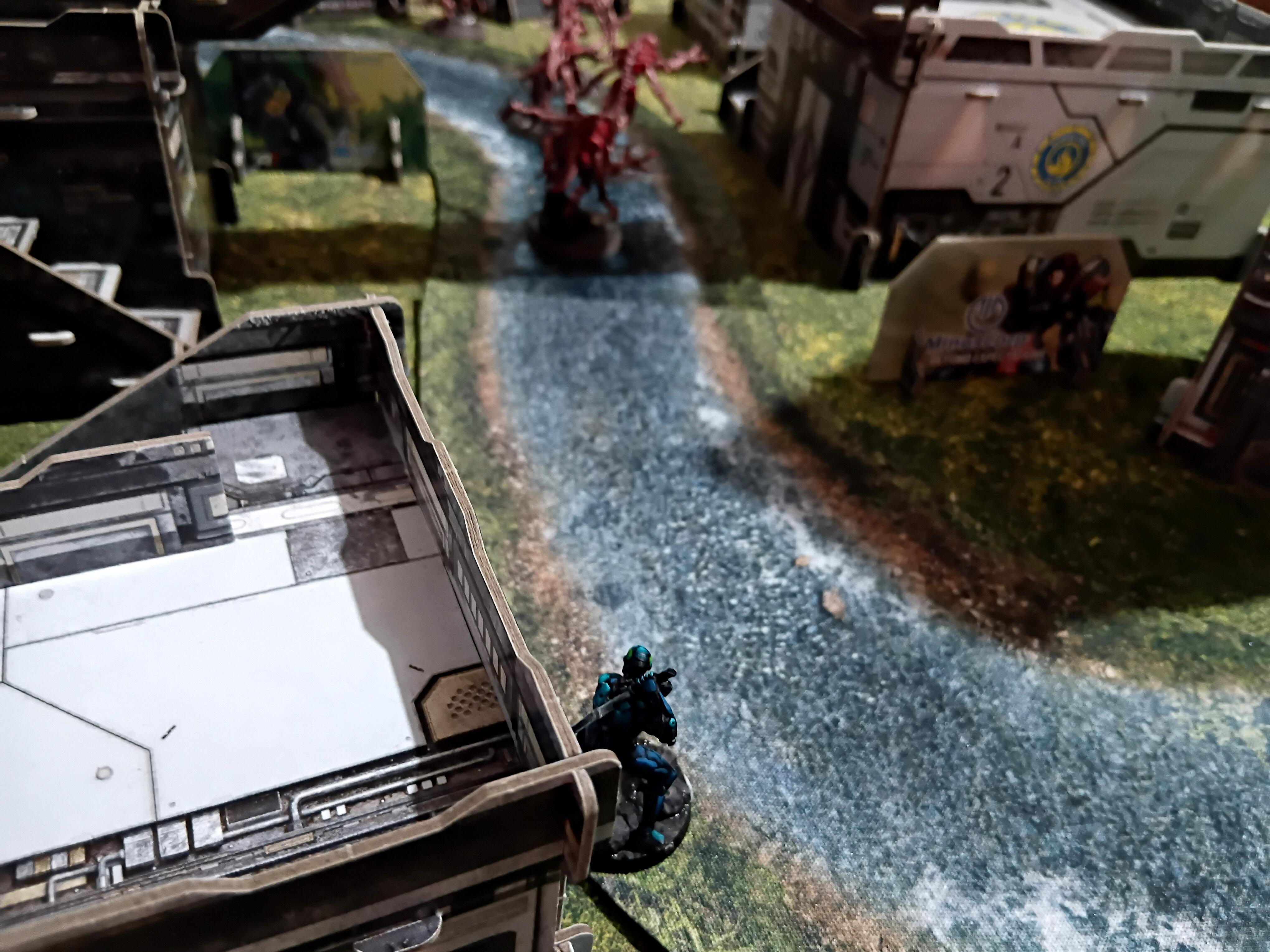 Adventure Game, Azakir Halgriv, Five Parsecs From Home, Fun, Genestealer, Mercenary, Miniatures, Minis, Ninjas, Sci Fi, Science Fiction, Sela Orrel, Ship Crew, Single Player