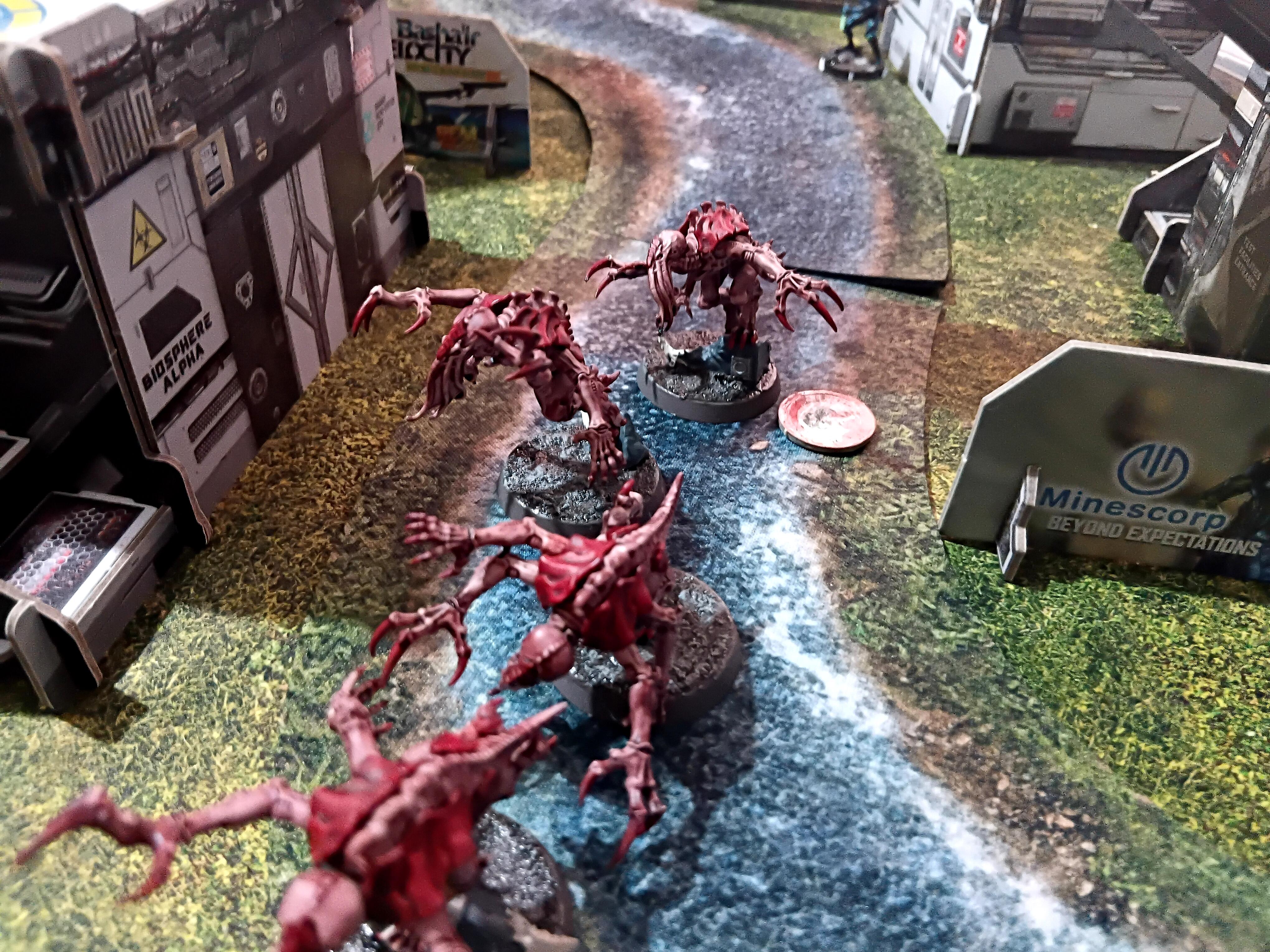 Adventure Game, Azakir Halgriv, Five Parsecs From Home, Fun, Genestealer, Mercenary, Miniatures, Minis, Ninjas, Sci Fi, Science Fiction, Sela Orrel, Ship Crew, Single Player