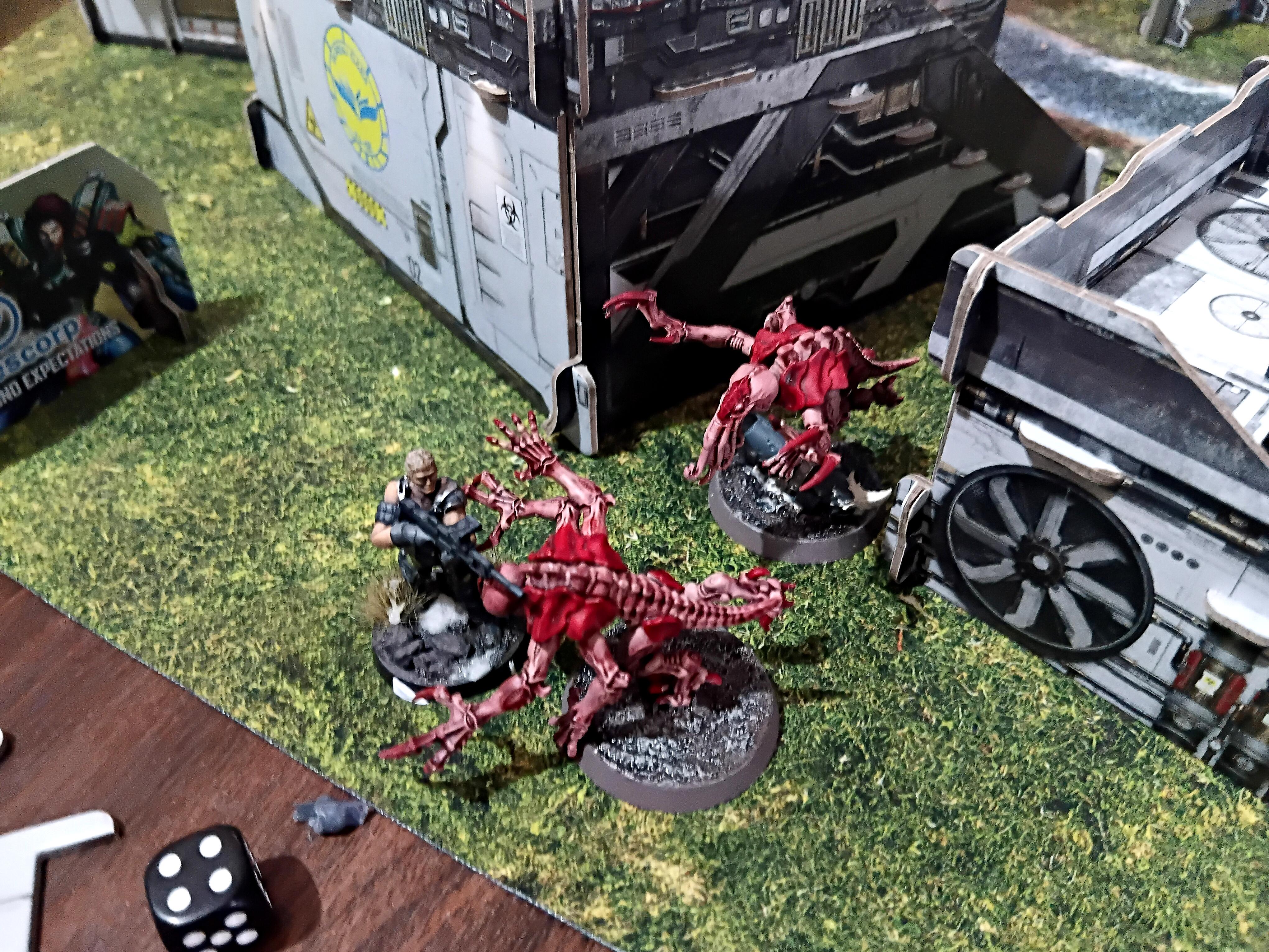 Adventure Game, Azakir Halgriv, Five Parsecs From Home, Fun, Genestealer, Mercenary, Miniatures, Minis, Ninjas, Sci Fi, Science Fiction, Sela Orrel, Ship Crew, Single Player