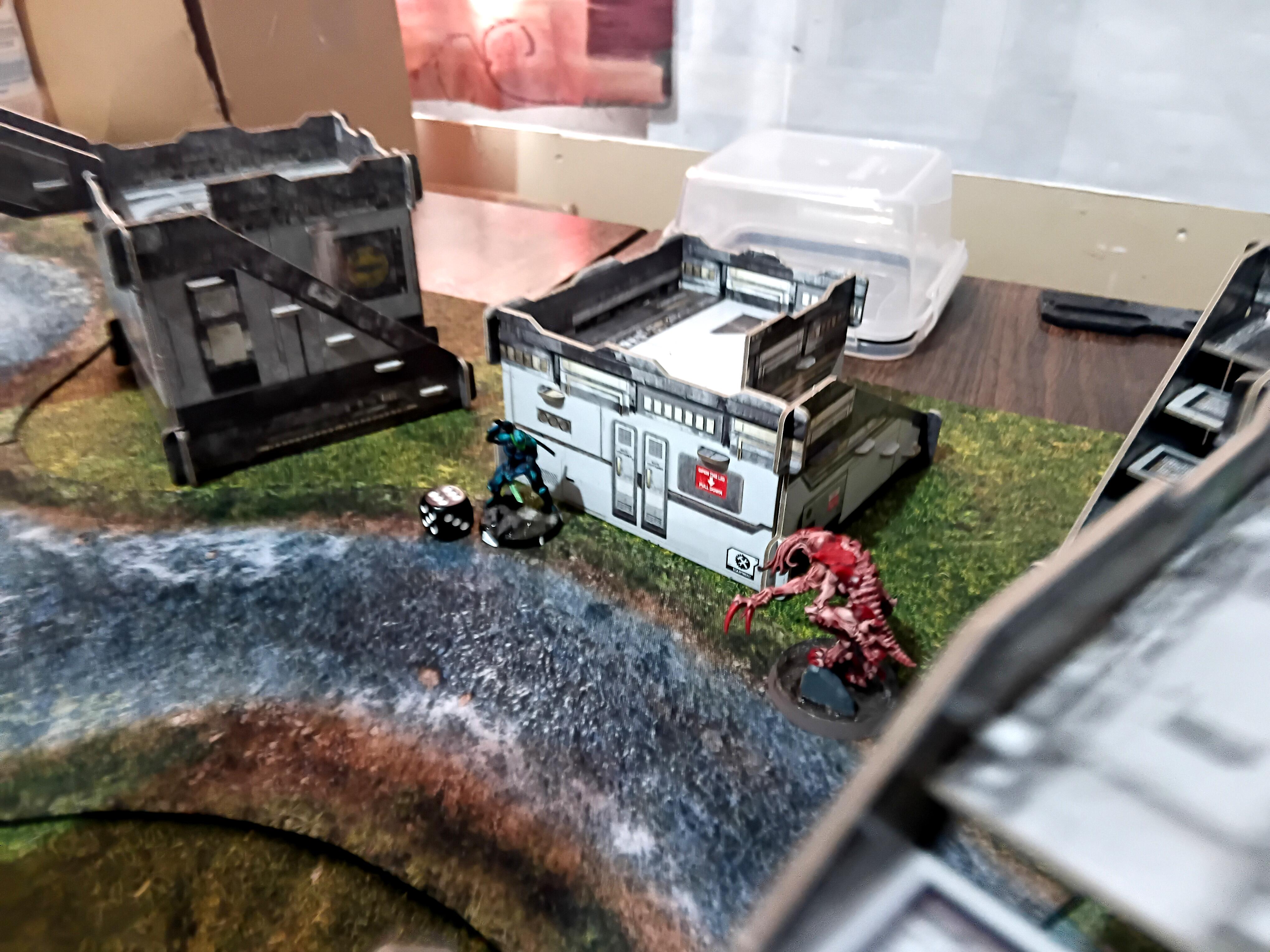 Adventure Game, Azakir Halgriv, Five Parsecs From Home, Fun, Genestealer, Mercenary, Miniatures, Minis, Ninjas, Sci Fi, Science Fiction, Sela Orrel, Ship Crew, Single Player