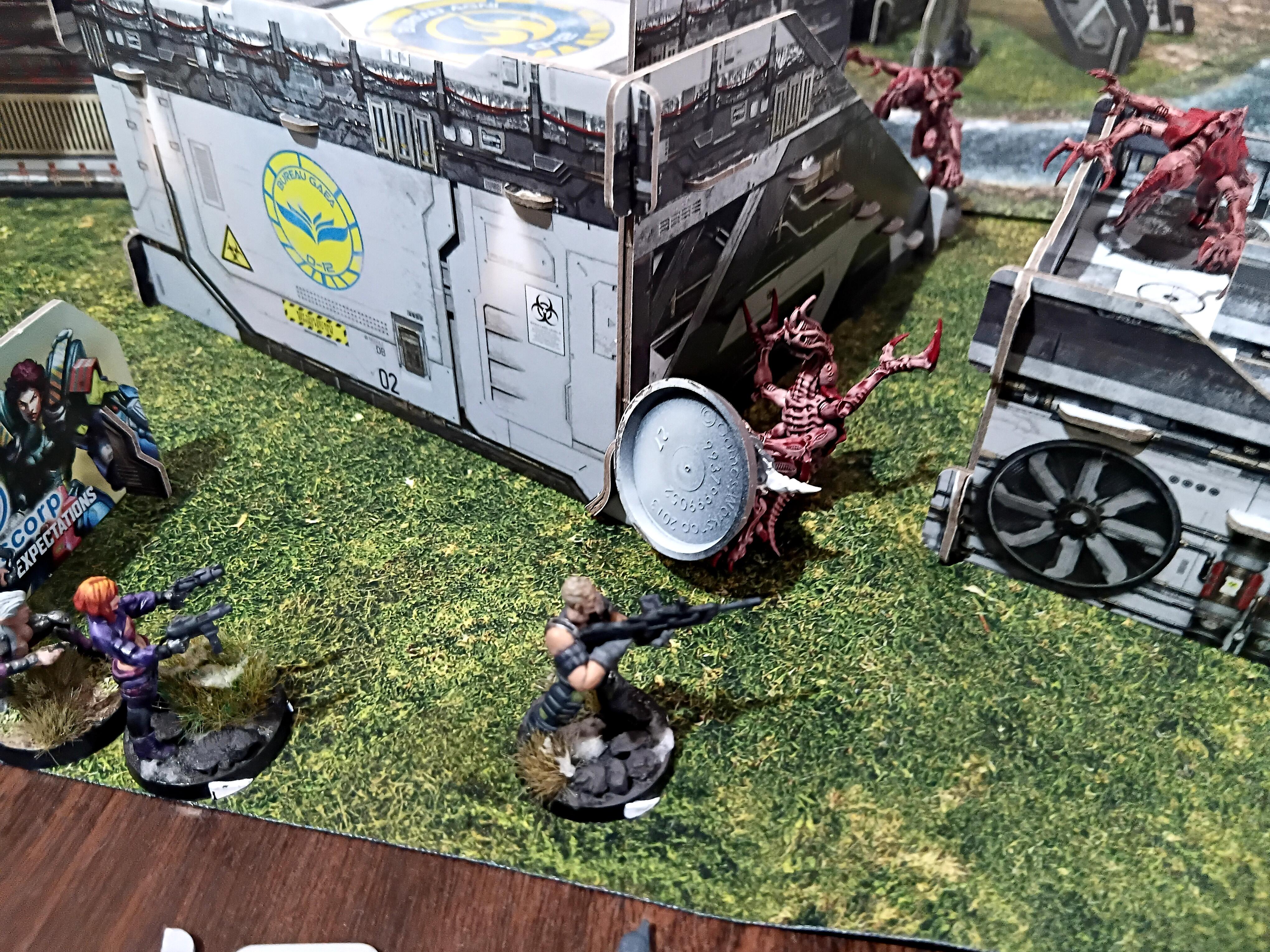 Adventure Game, Azakir Halgriv, Five Parsecs From Home, Fun, Genestealer, Mercenary, Miniatures, Minis, Ninjas, Sci Fi, Science Fiction, Sela Orrel, Ship Crew, Single Player