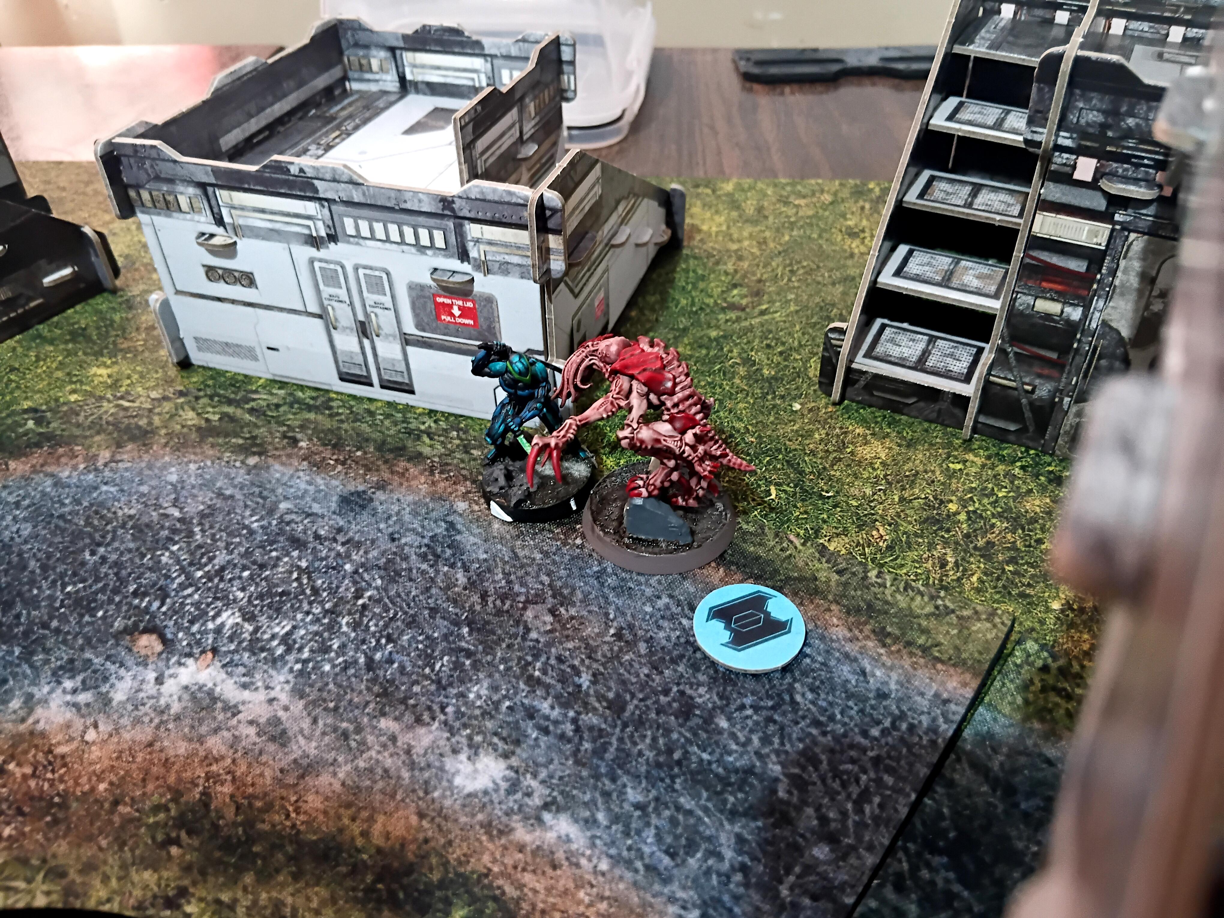 Adventure Game, Azakir Halgriv, Five Parsecs From Home, Fun, Genestealer, Mercenary, Miniatures, Minis, Ninjas, Sci Fi, Science Fiction, Sela Orrel, Ship Crew, Single Player