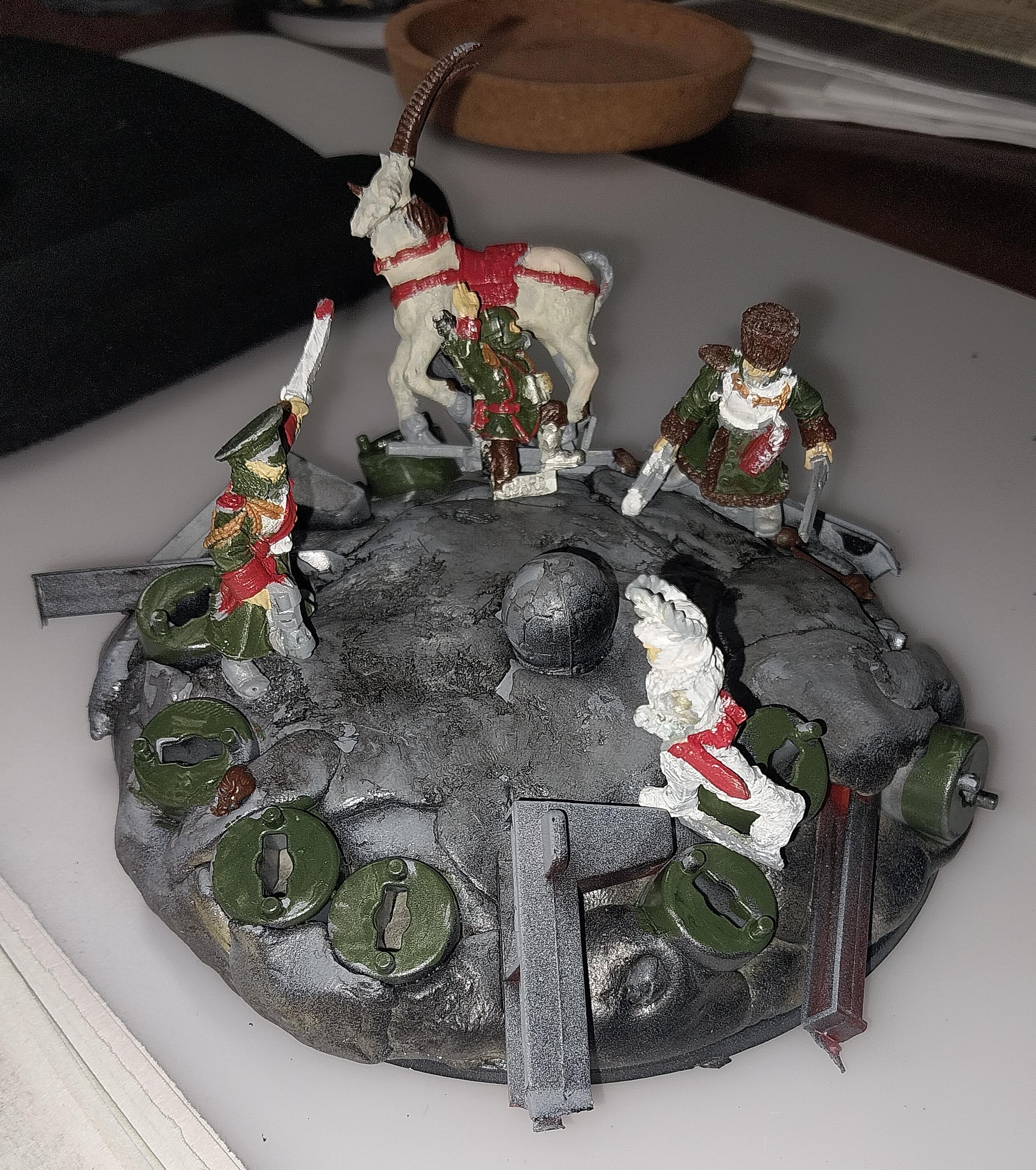 Diorama, Imperial Guard, Leontus, Lord Solar, Macharius, Metal