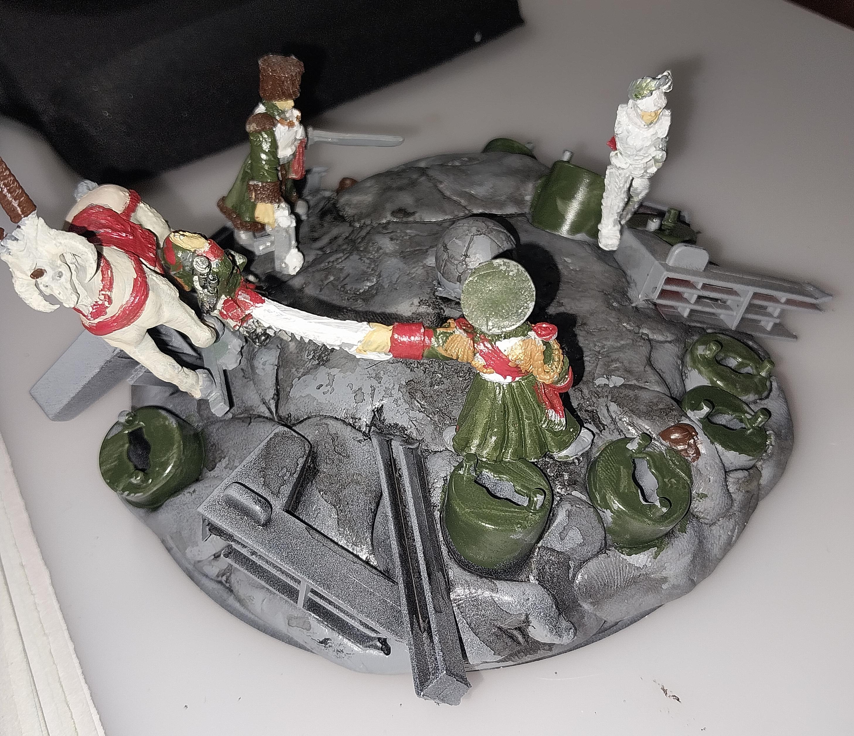Diorama, Imperial Guard, Leontus, Lord Solar, Macharius, Metal