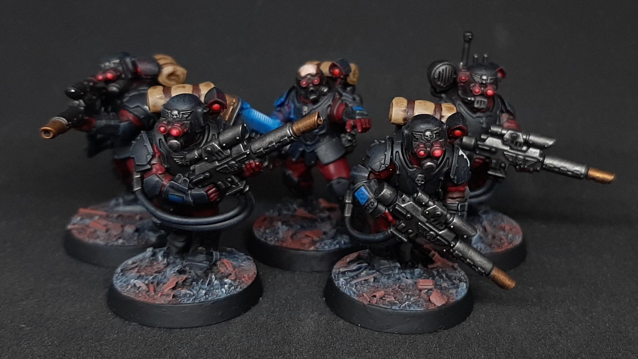 2026, Black, Challenge, Conversion, Custom, Dark, Entries, Glow, Grimdark, Gritty, Gun, Headswap, Hot-shot, Inquisition, Inquisitorial, Kill, Killteam, Kitbash, Lasgun, Million Miniatures, Miniatures, Object Source Lighting, One, Plasma, Red, Scions, Squad, Storm, Stormtrooper, Team, Tempestus, Trooper, Visor, Warhammer 40,000