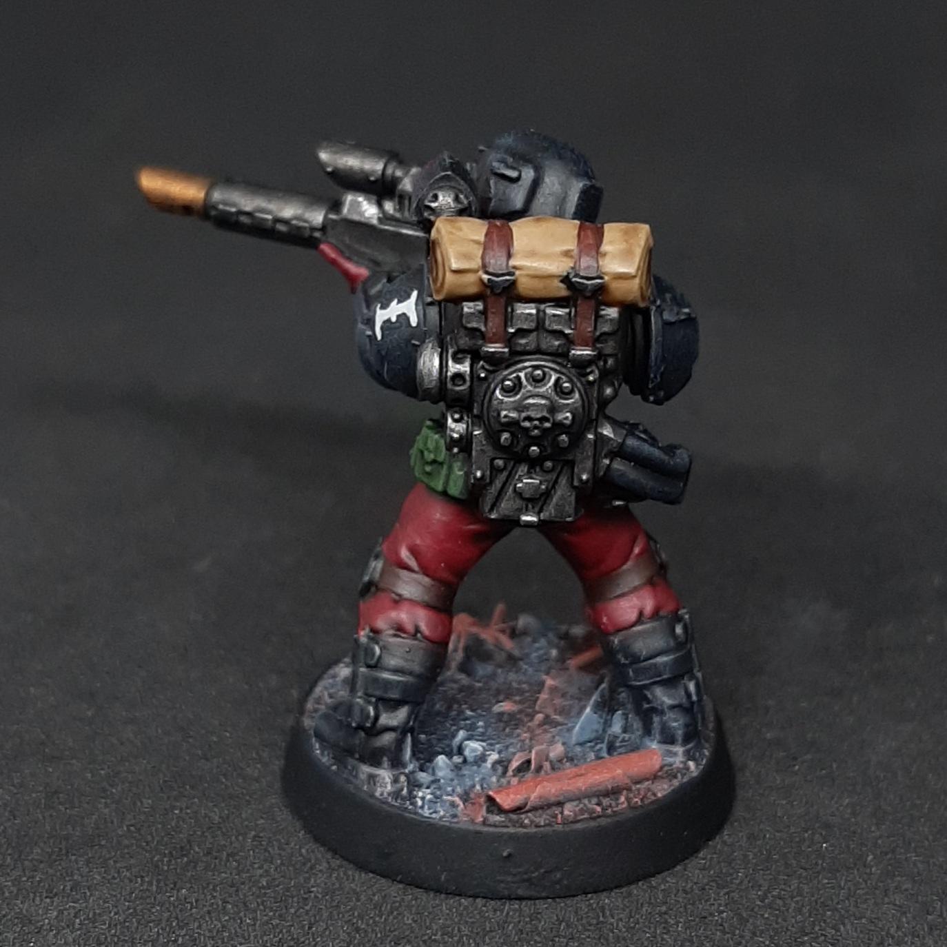 2026, Black, Challenge, Conversion, Custom, Dark, Entries, Glow, Grimdark, Gritty, Gun, Headswap, Hot-shot, Inquisition, Inquisitorial, Kill, Killteam, Kitbash, Lasgun, Million Miniatures, Miniatures, Object Source Lighting, One, Red, Scions, Squad, Storm, Stormtrooper, Team, Tempestus, Trooper, Visor, Warhammer 40,000