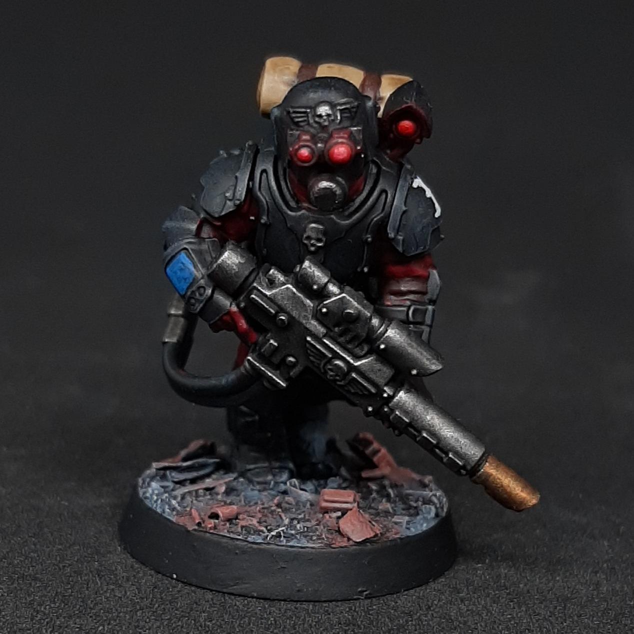 2026, Black, Challenge, Conversion, Custom, Dark, Entries, Glow, Grimdark, Gritty, Gun, Headswap, Hot-shot, Inquisition, Inquisitorial, Kill, Killteam, Kitbash, Lasgun, Million Miniatures, Miniatures, Object Source Lighting, One, Red, Scions, Squad, Storm, Stormtrooper, Team, Tempestus, Trooper, Visor, Warhammer 40,000