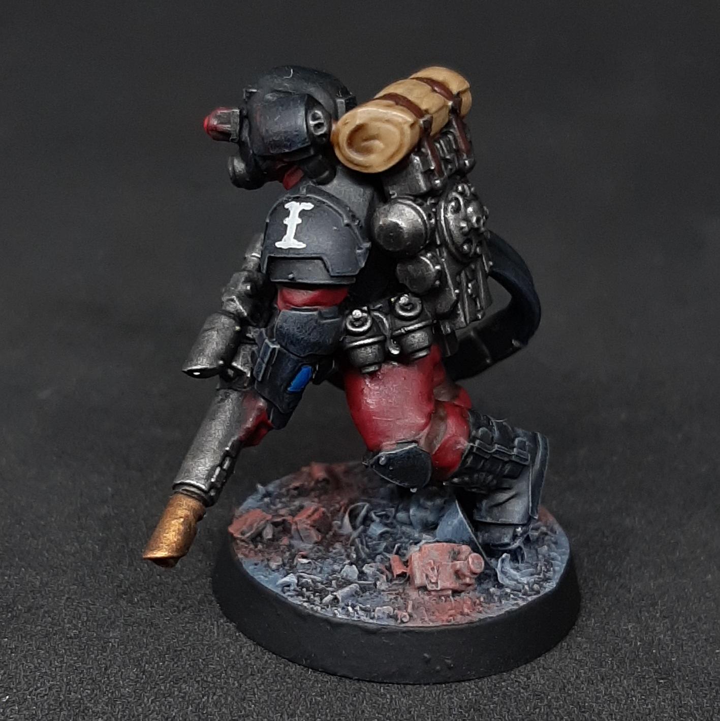 2026, Black, Challenge, Conversion, Custom, Dark, Entries, Glow, Grimdark, Gritty, Gun, Headswap, Hot-shot, Inquisition, Inquisitorial, Kill, Killteam, Kitbash, Lasgun, Million Miniatures, Miniatures, Object Source Lighting, One, Red, Scions, Squad, Storm, Stormtrooper, Team, Tempestus, Trooper, Visor, Warhammer 40,000