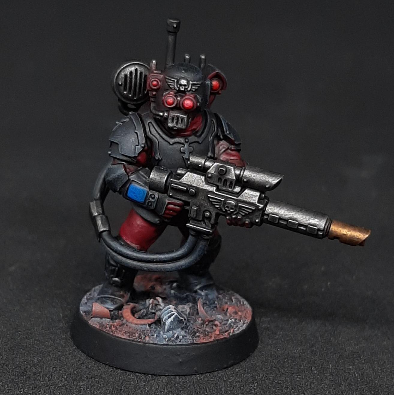 2026, Black, Challenge, Conversion, Custom, Dark, Entries, Glow, Grimdark, Gritty, Gun, Headswap, Hot-shot, Inquisition, Inquisitorial, Kill, Killteam, Kitbash, Lasgun, Million Miniatures, Miniatures, Object Source Lighting, One, Operator, Red, Scions, Squad, Storm, Stormtrooper, Team, Tempestus, Trooper, Visor, Vox, Warhammer 40,000