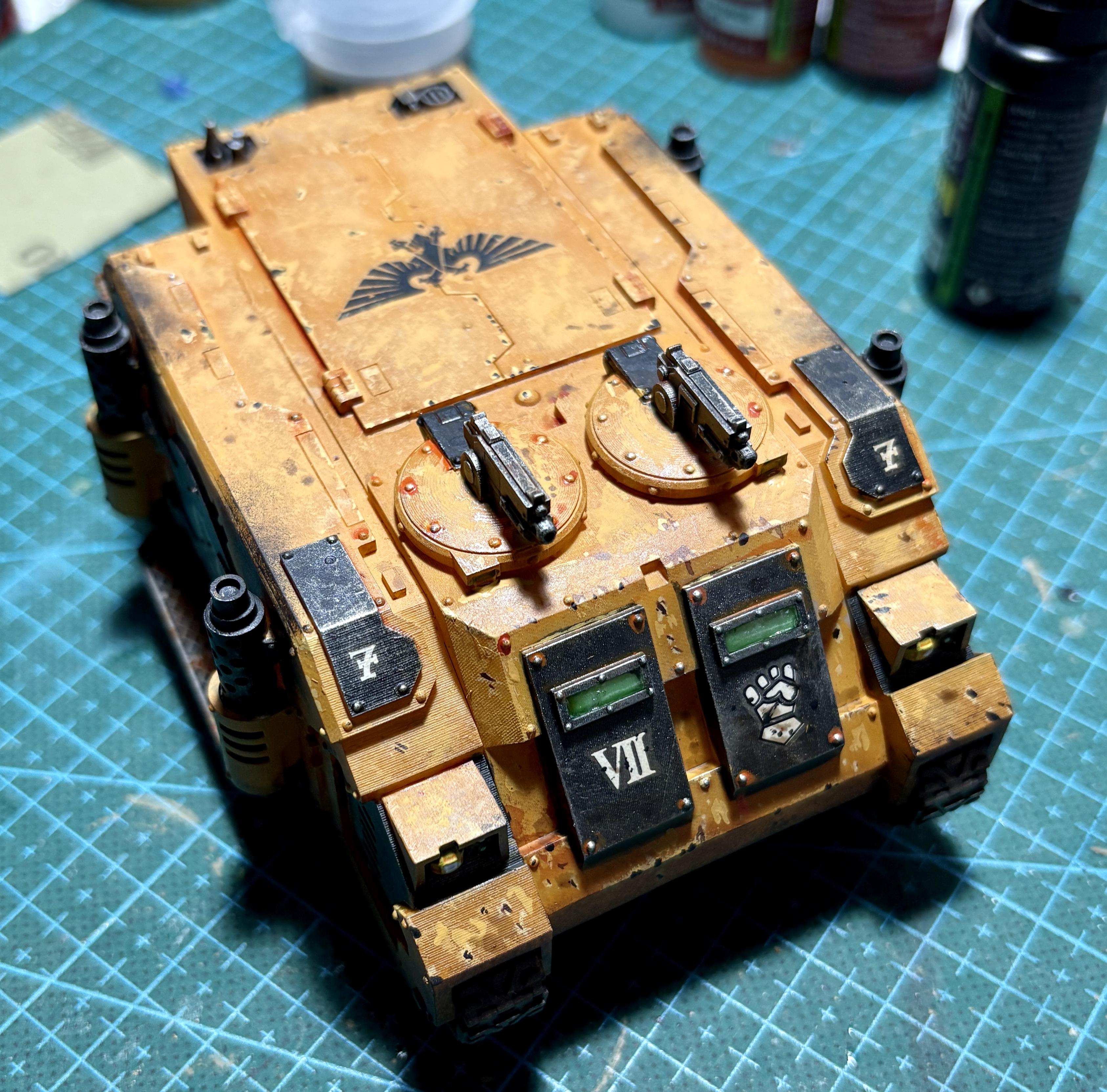 Horusheresy, Imperialfists, Land Speeder, Rhino, Speeder