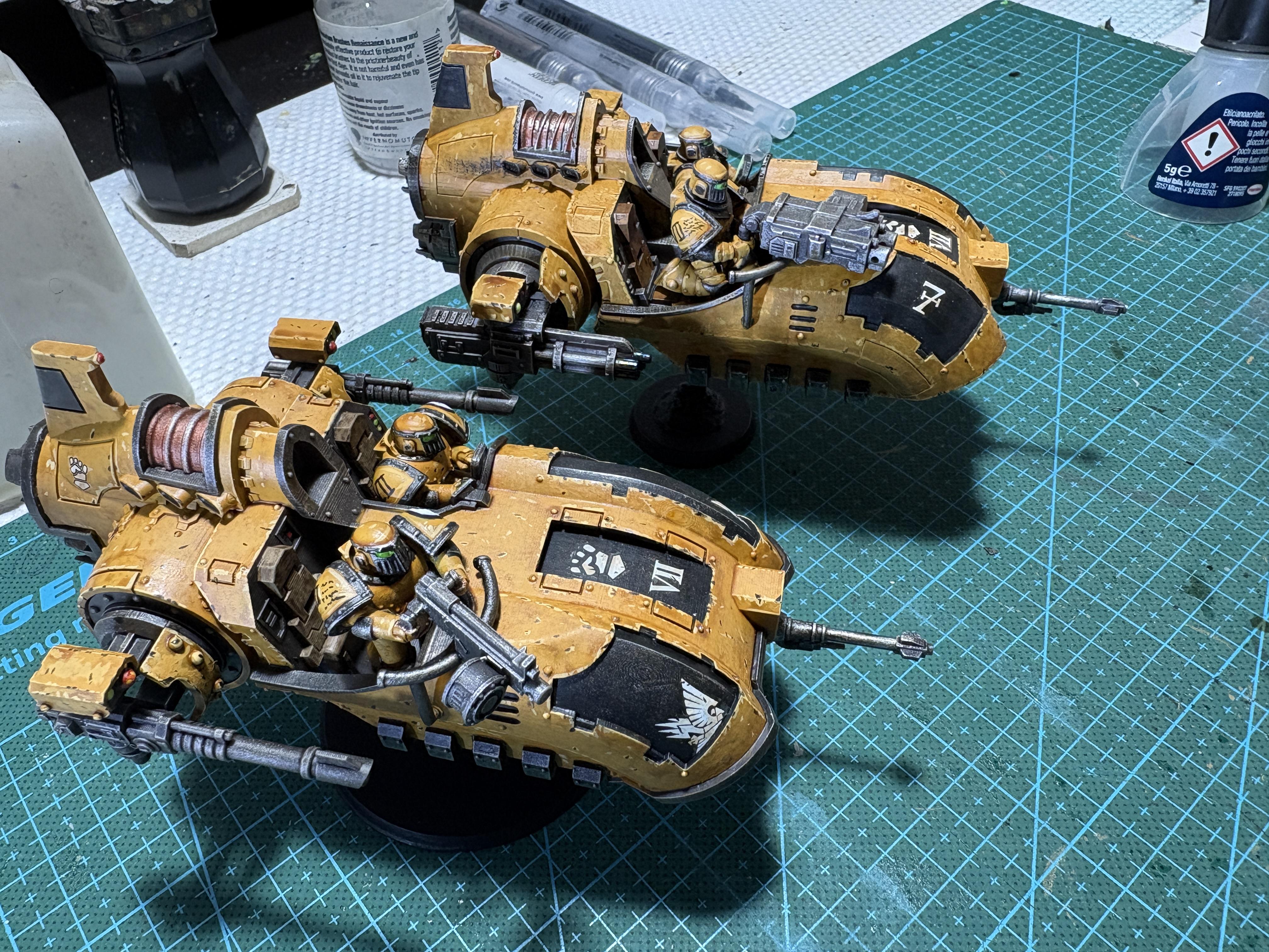 Horusheresy, Imperialfists, Land Speeder, Rhino, Speeder