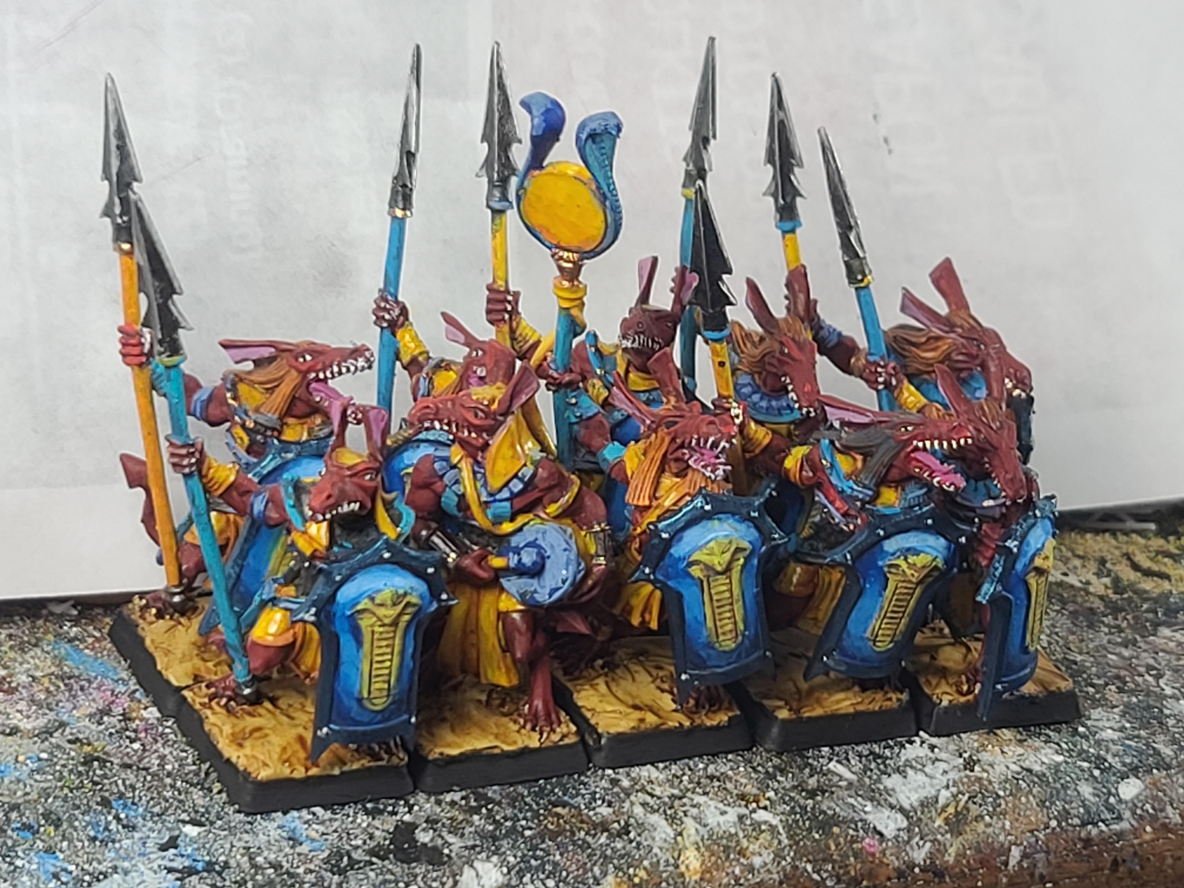 Crocodile Games, Of Aegyptus, Set, Spearmen, Typhon, Wargods