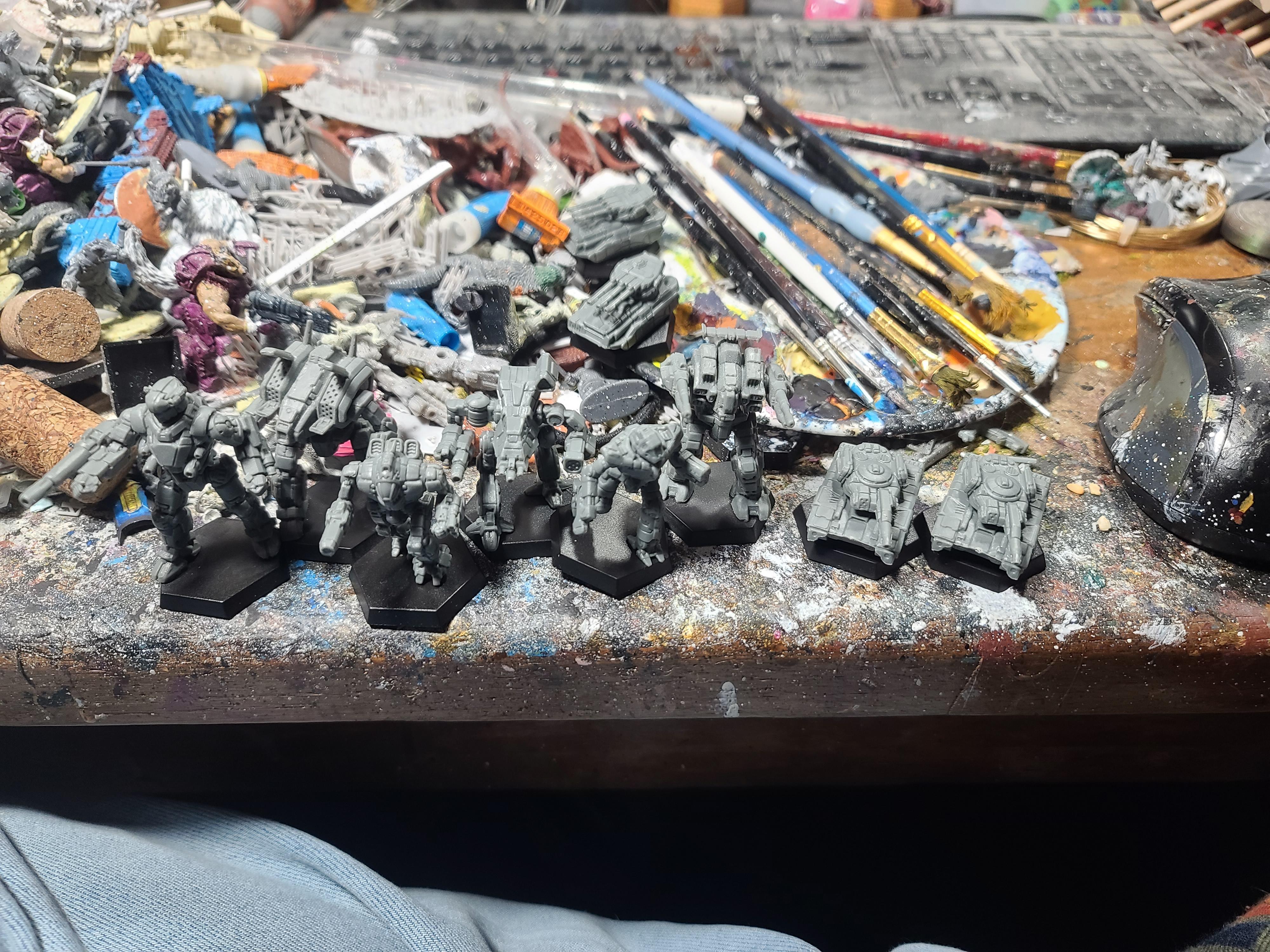 Archers, Battletech, Black Knight, Bushwacker, Catalyst Game Labs, Mech, Patton, Pike, Rifleman, Scarabus, Specter, Tank