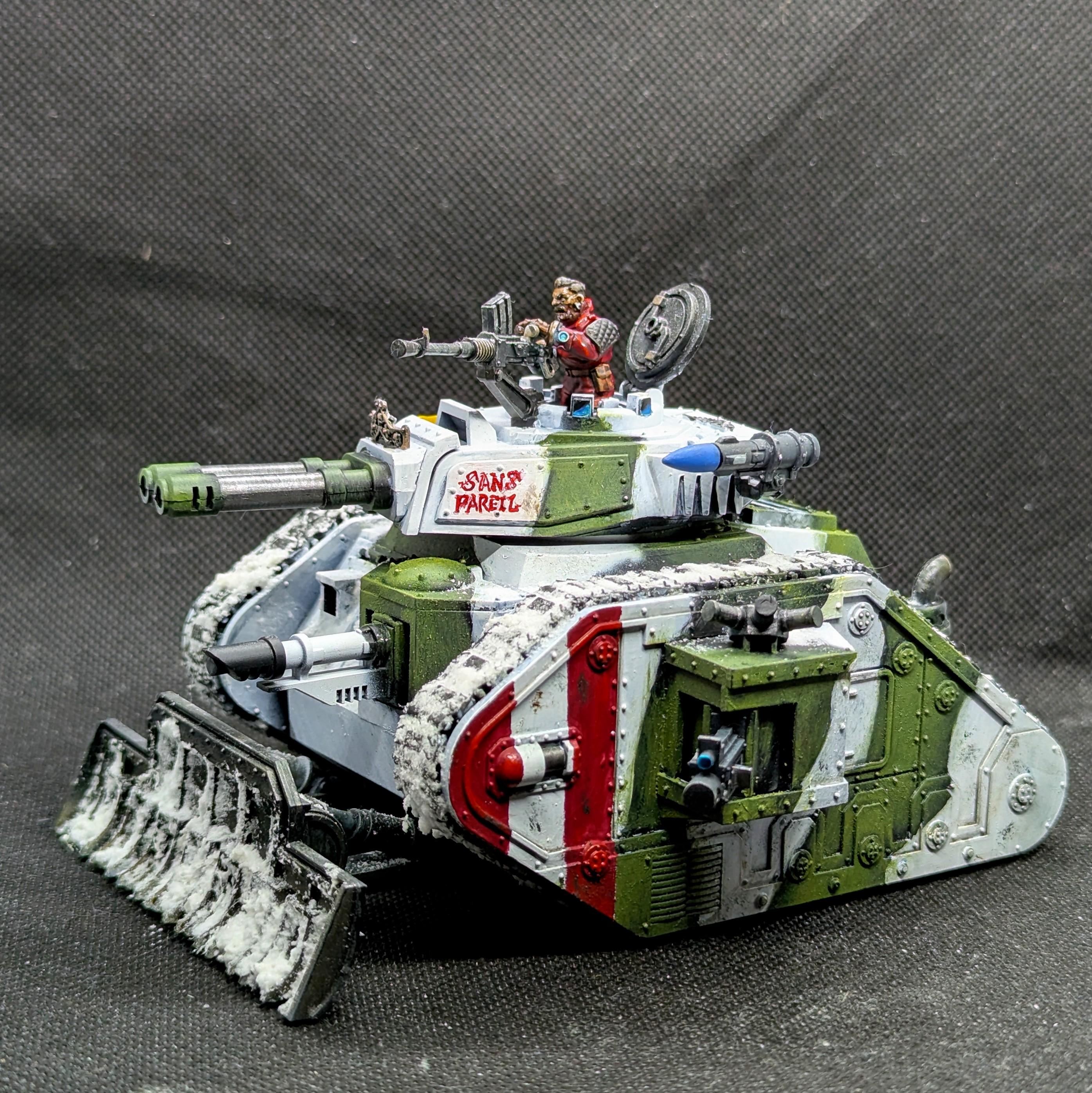 Astra Militarum, Imperial Guard, Leman Russ, Snow