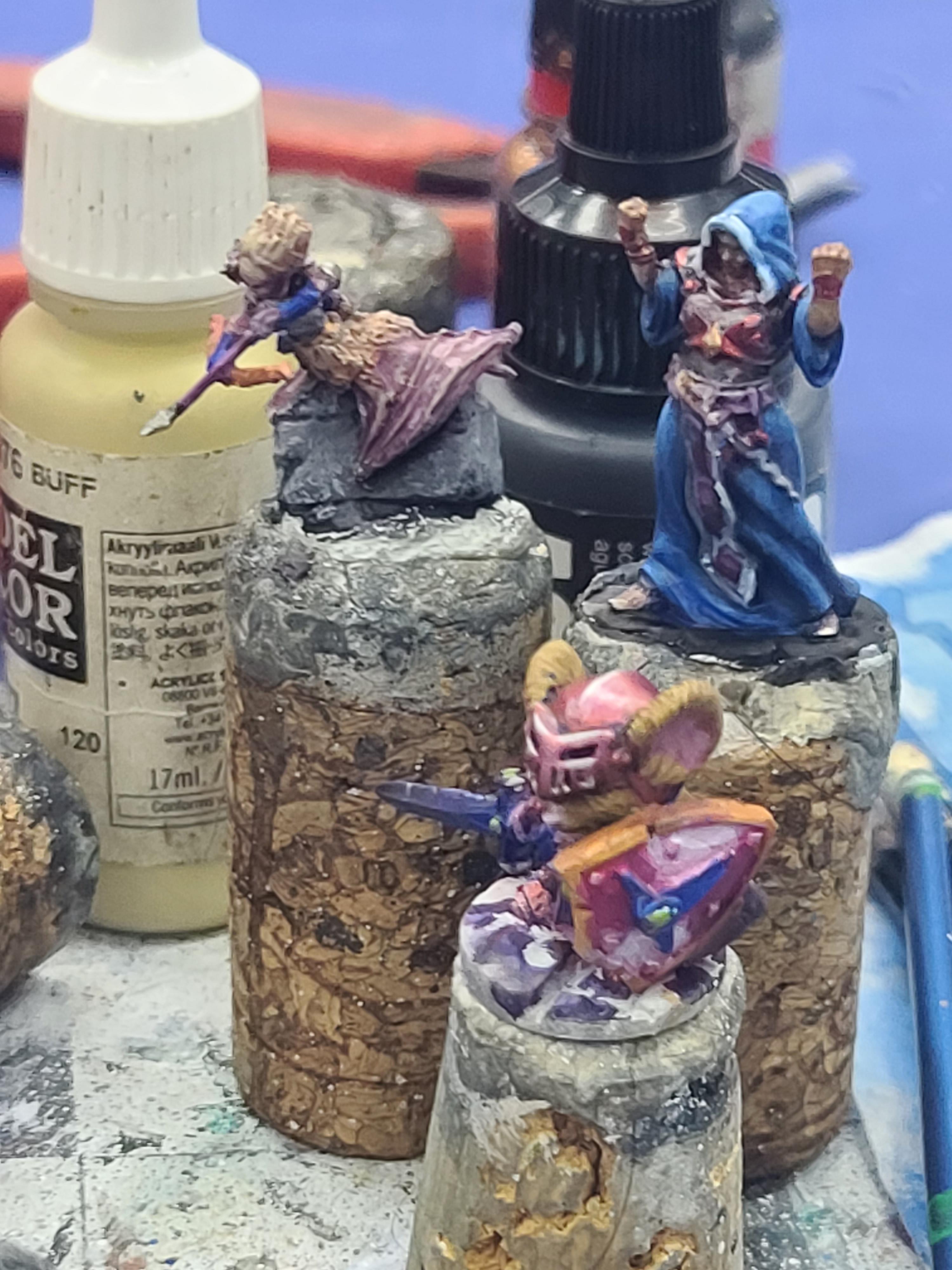 Bat Taur, Cultist, Deep Cuts Miniatures, Dungeons And Dragons, Gnome, Kitbash, Mouseling, Next Level Miniatures, Reaper Miniatures, Taur, Warhammer Fantasy