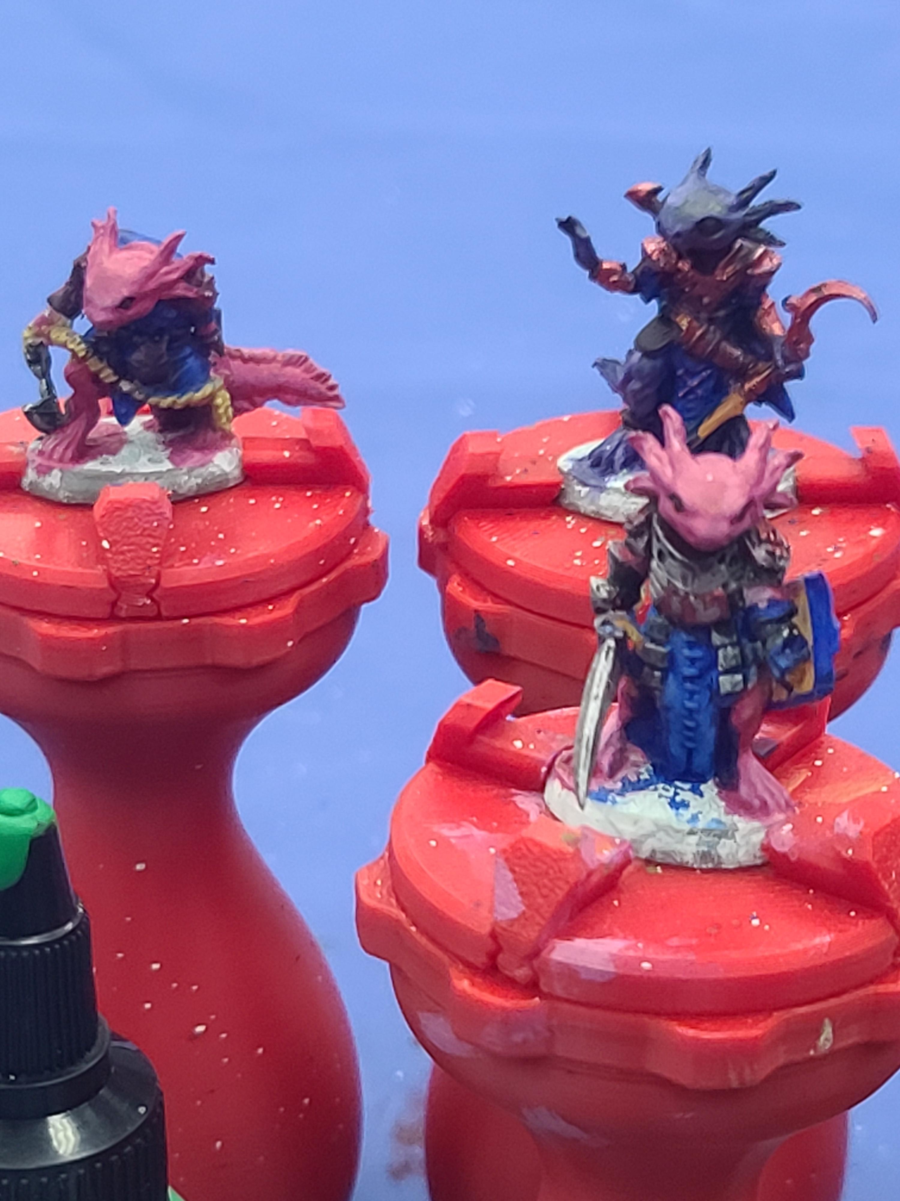 Animal Adventurers, Axolotl, Bones, Bones Black, Dungeons And Dragons, Reaper Miniatures