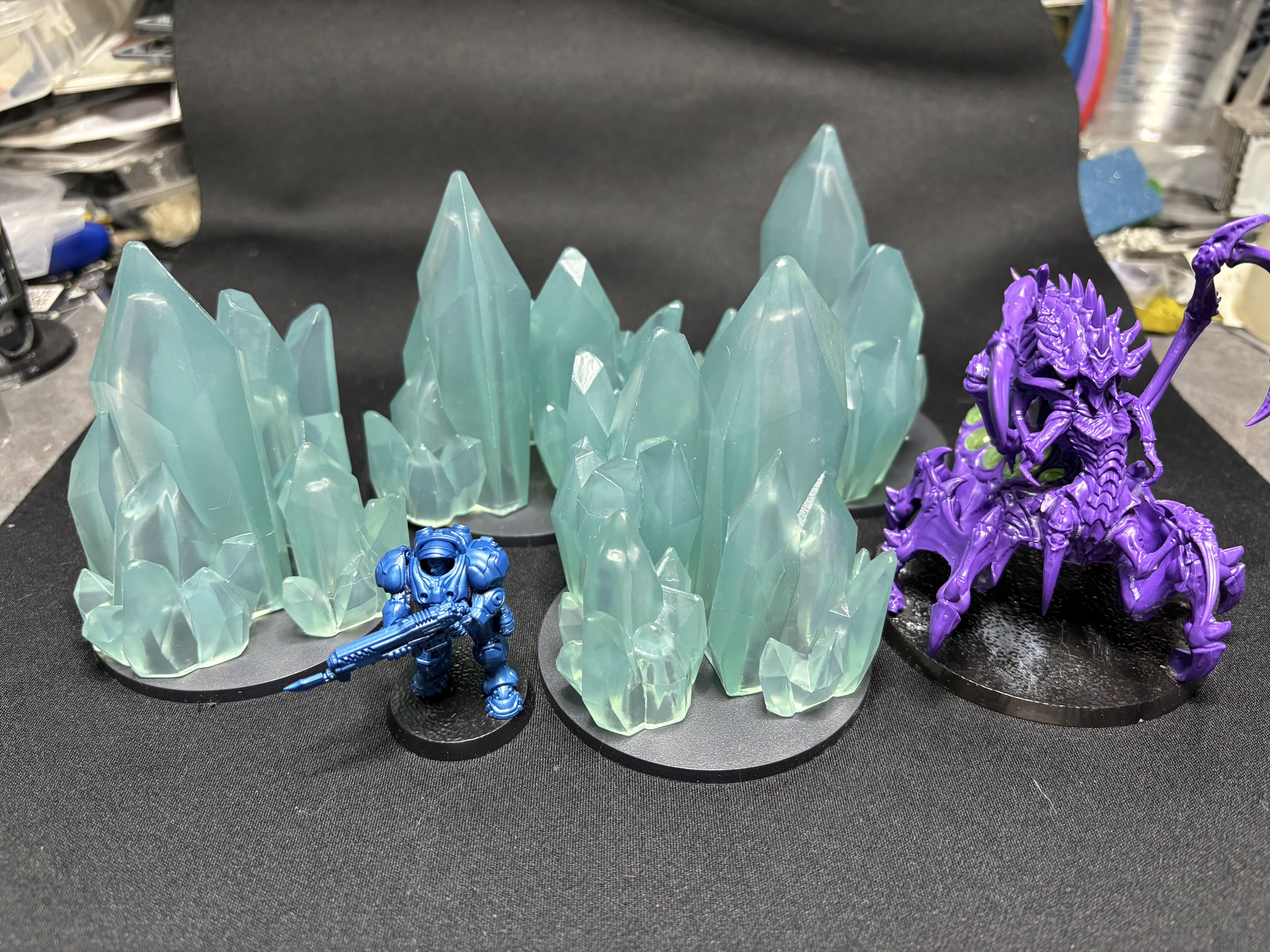 Crystals, Terrain