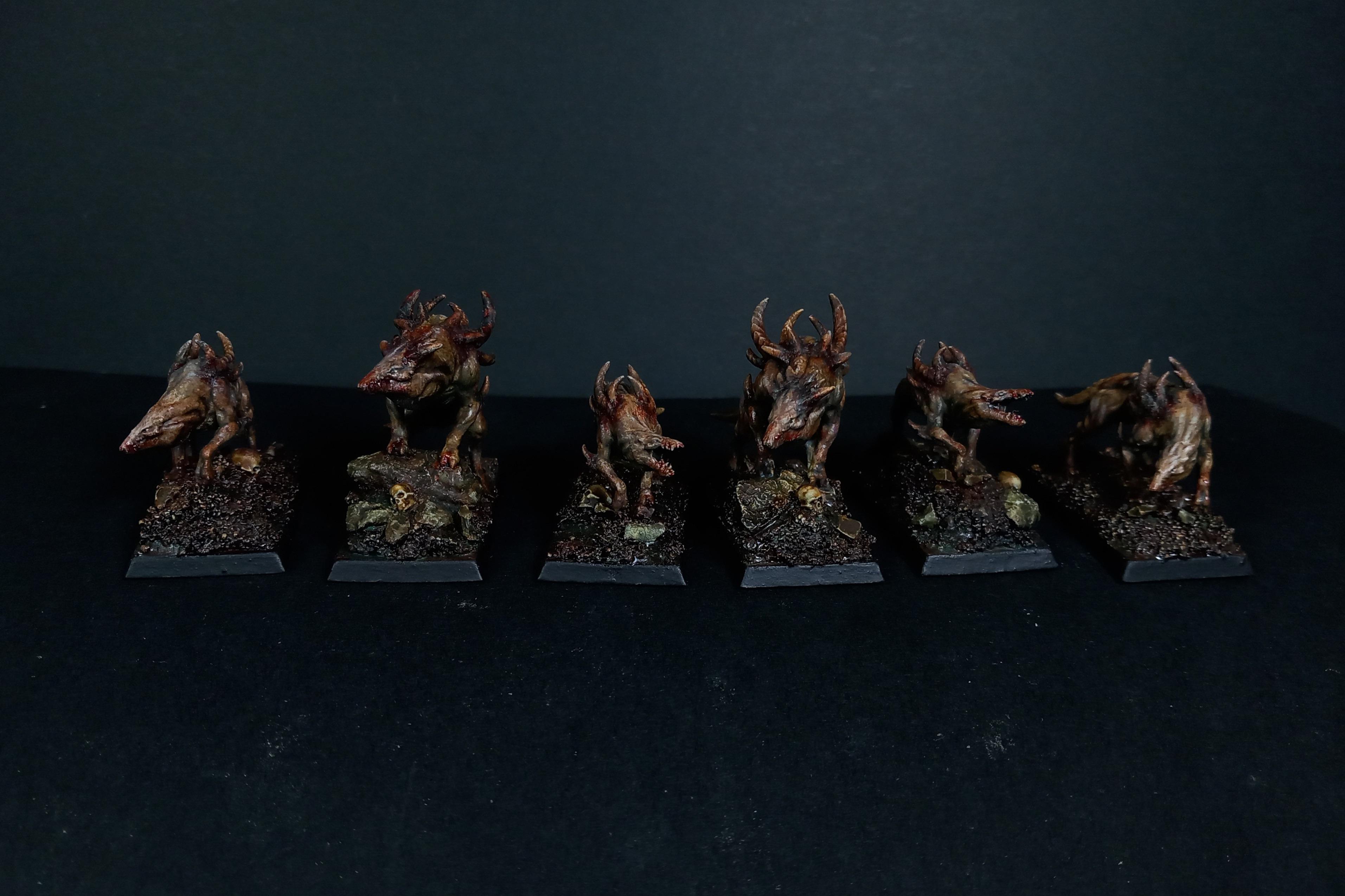 Beastmen, Beasts Of Chaos, Chaos, Grim Dark, Grimdark, Grimdark Miniatures, Grimdark Painting, Warhound