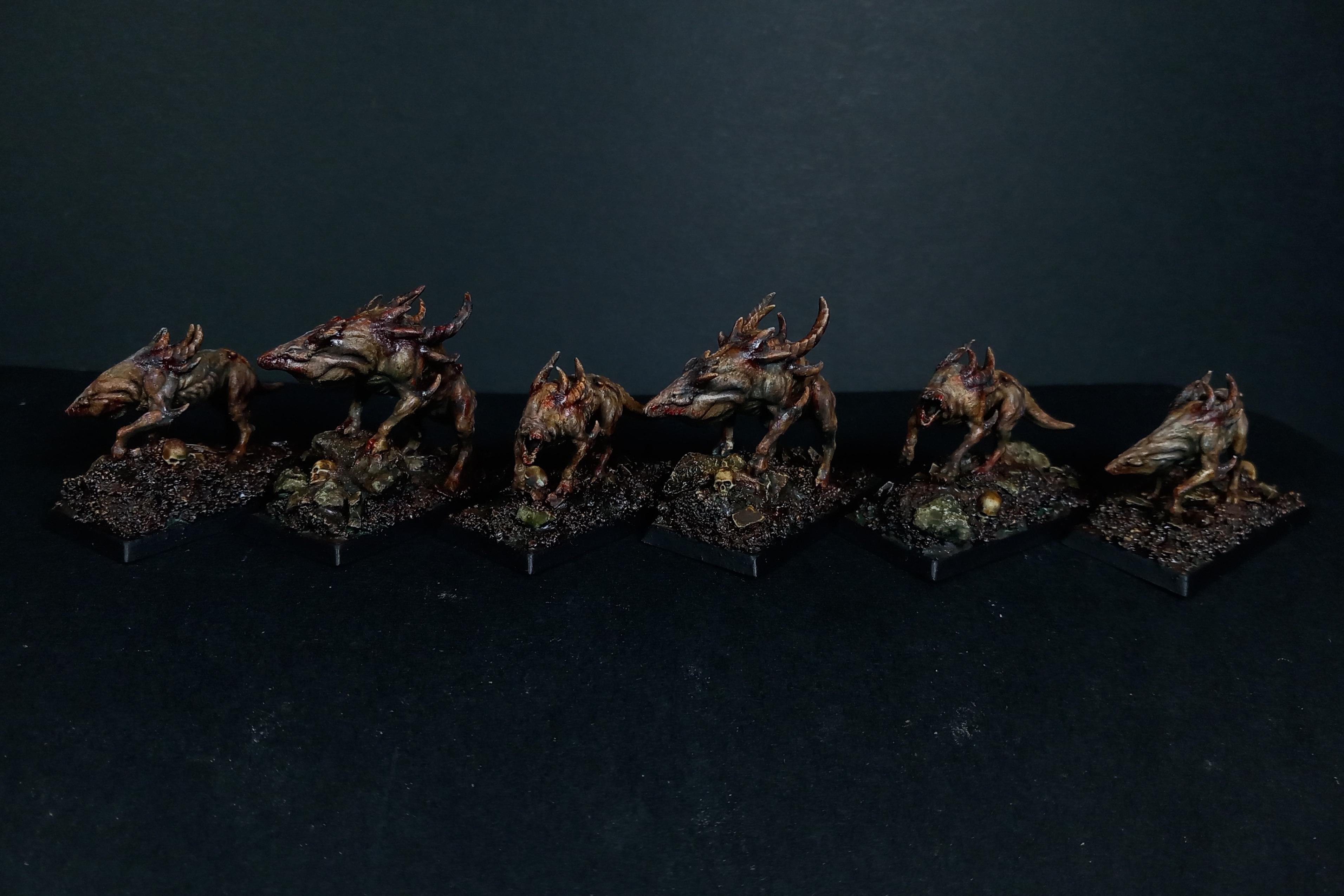 Beastmen, Beasts Of Chaos, Chaos, Grim Dark, Grimdark, Grimdark Miniatures, Grimdark Painting, Warhound