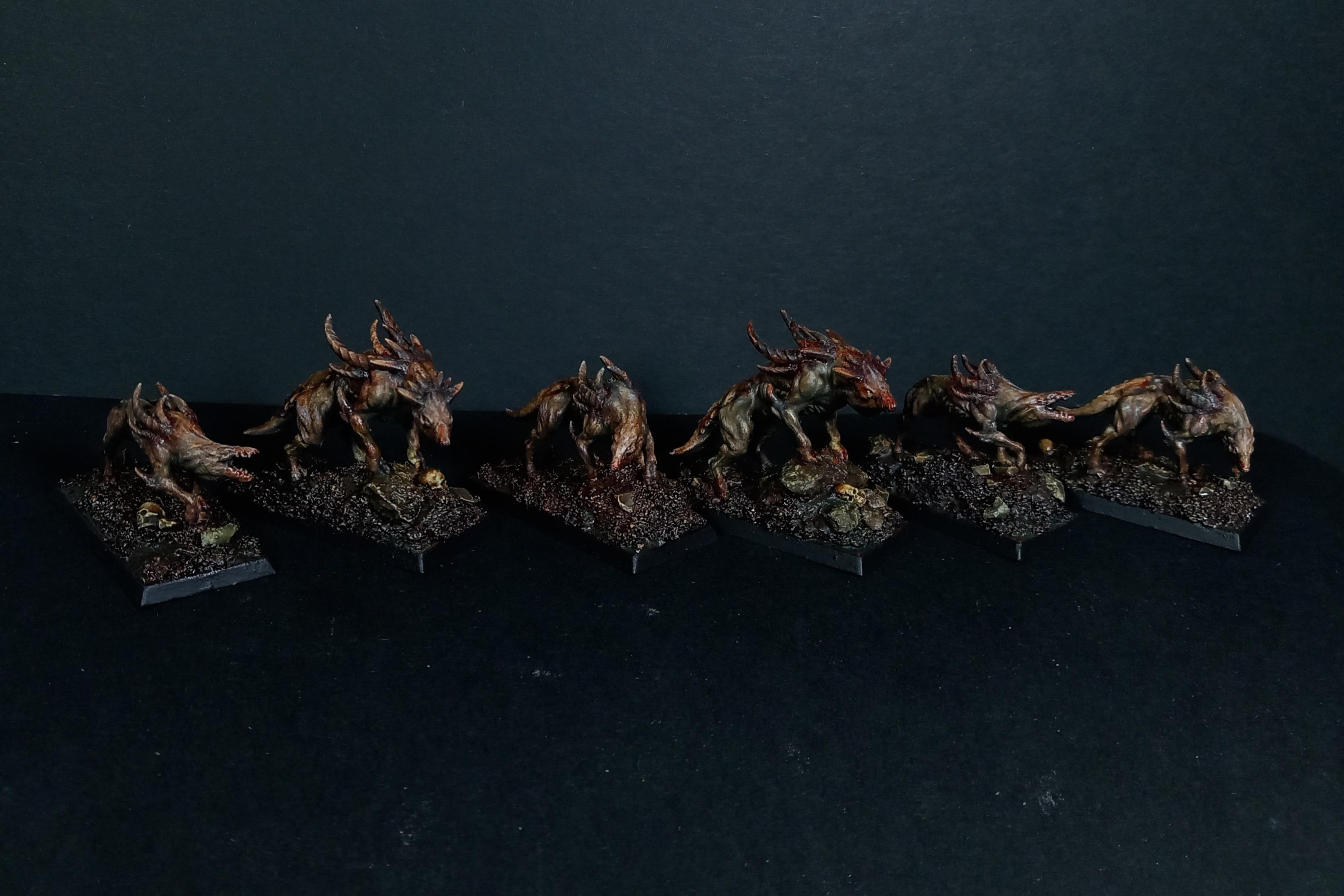 Beastmen, Beasts Of Chaos, Chaos, Grim Dark, Grimdark, Grimdark Miniatures, Grimdark Painting, Warhound