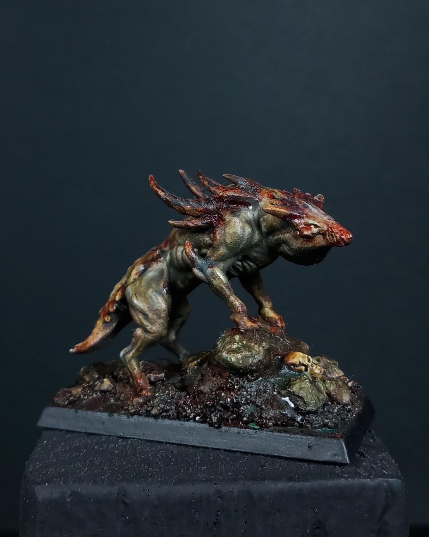 Beastmen, Beasts Of Chaos, Chaos, Grim Dark, Grimdark, Grimdark Miniatures, Grimdark Painting, Warhound