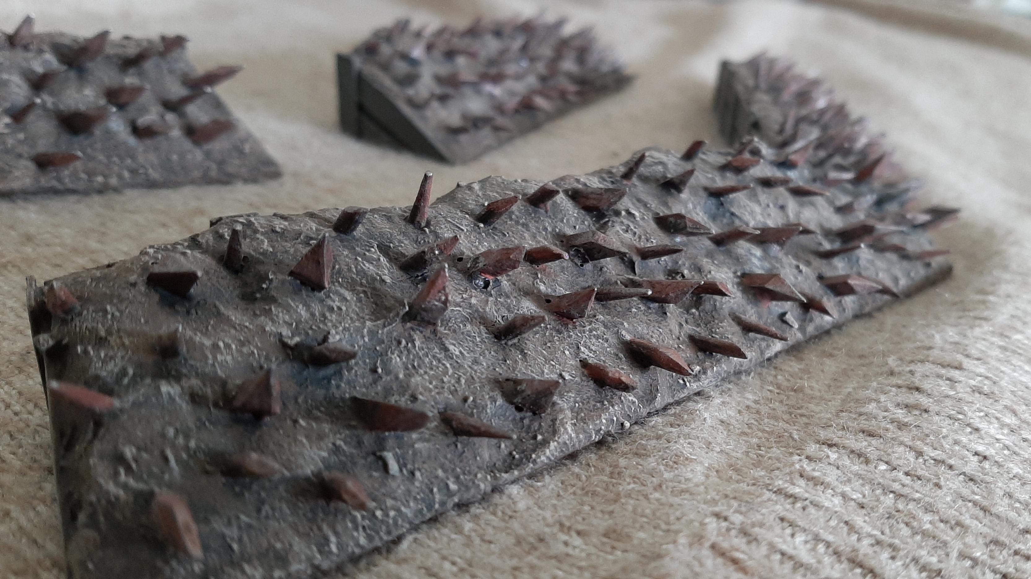 Barricade, Barrier, Custom, Dangerous, Difficult, Earthen, Homemade, Punji, Scratch Build, Spiked, Stakes, Tabletop, Terrain, Trap, Trench, Wall, Warhammer 40,000, Warhammer Fantasy