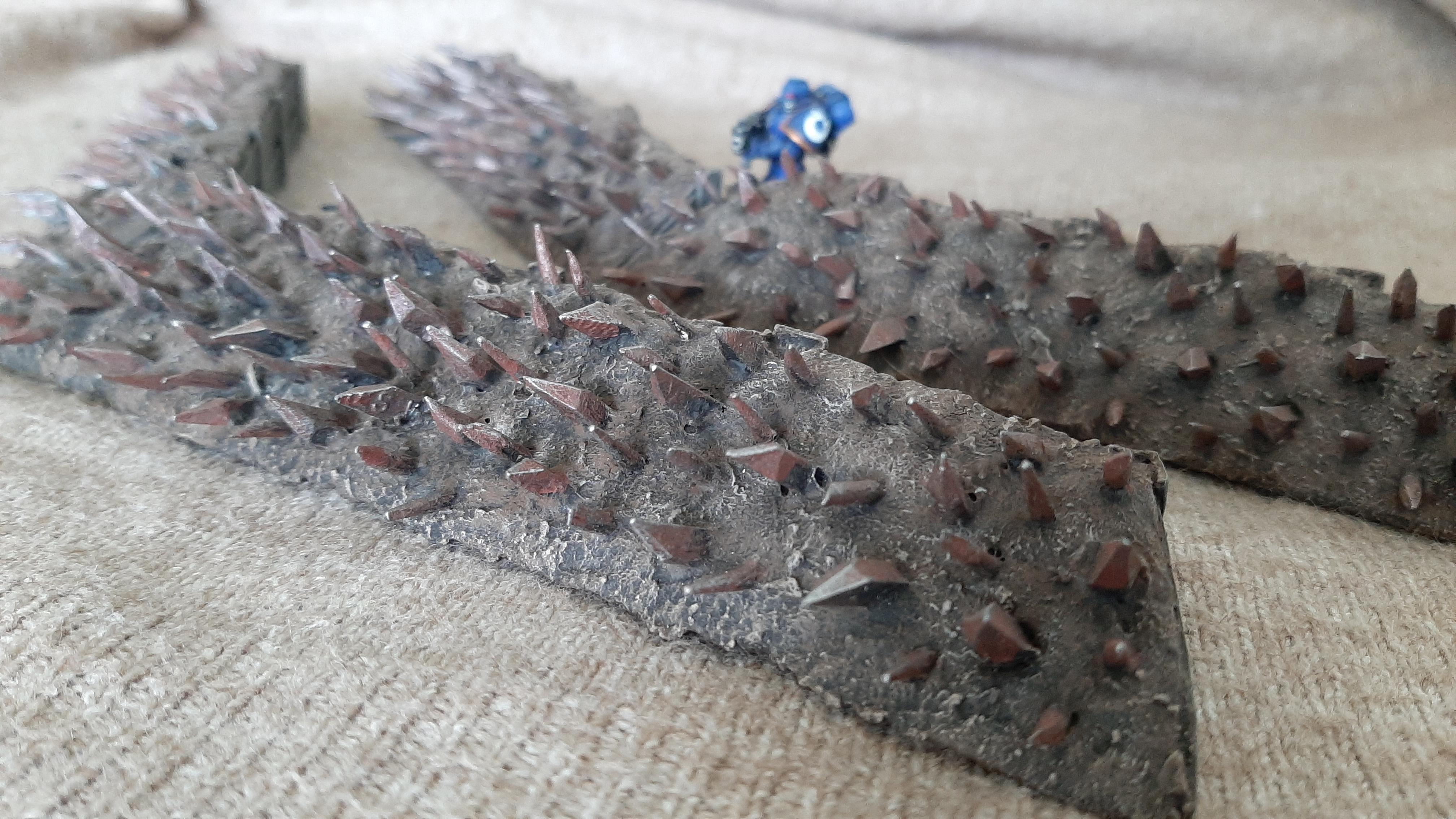 Barricade, Barrier, Custom, Dangerous, Difficult, Earthen, Homemade, Punji, Scratch Build, Spiked, Stakes, Tabletop, Terrain, Trap, Trench, Wall, Warhammer 40,000, Warhammer Fantasy