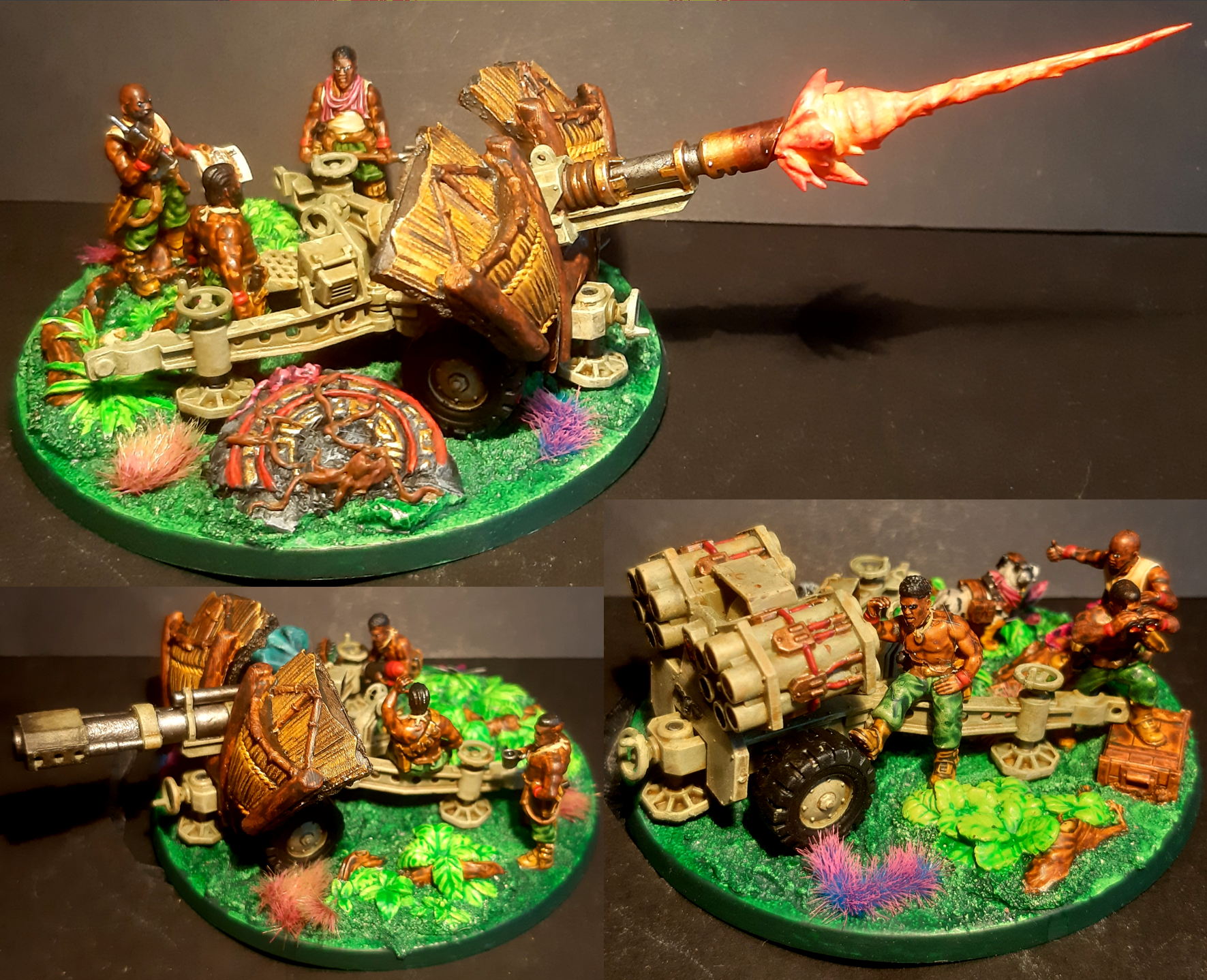 Deadly Print Studios, Field Ordnance Battery, Imperial Guard, Militia, Tribal