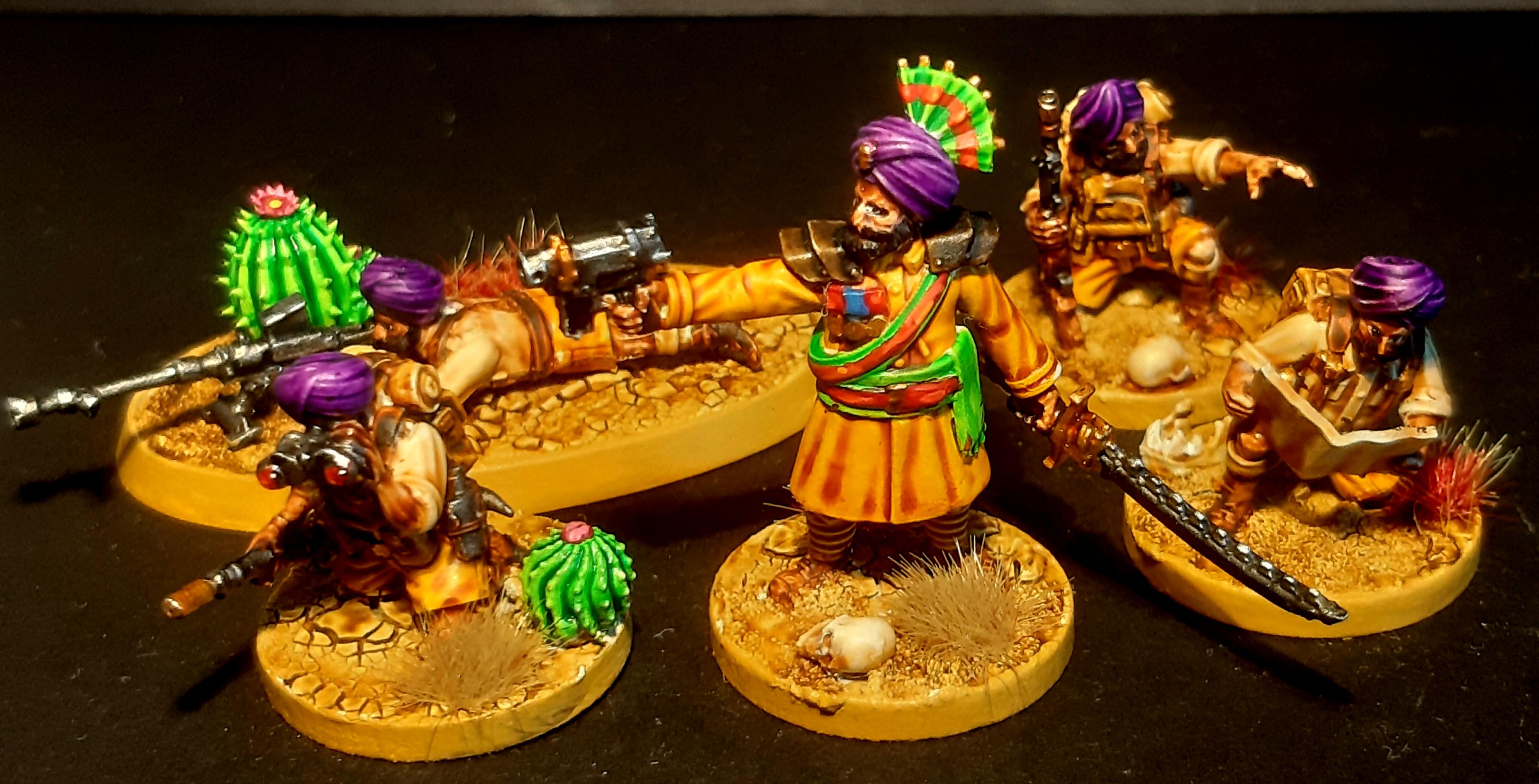 Imperial Guard, Kyoushuneku Miniatures, Sikh, Tallarn Desert Raiders
