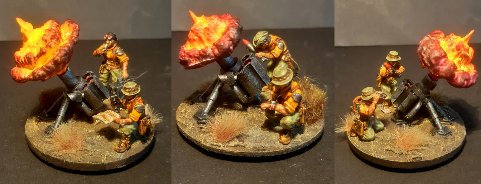 Deadly Print Studios, Heavy Weapons Teams, Imperial Guard, Mortar, Victoria Miniatures