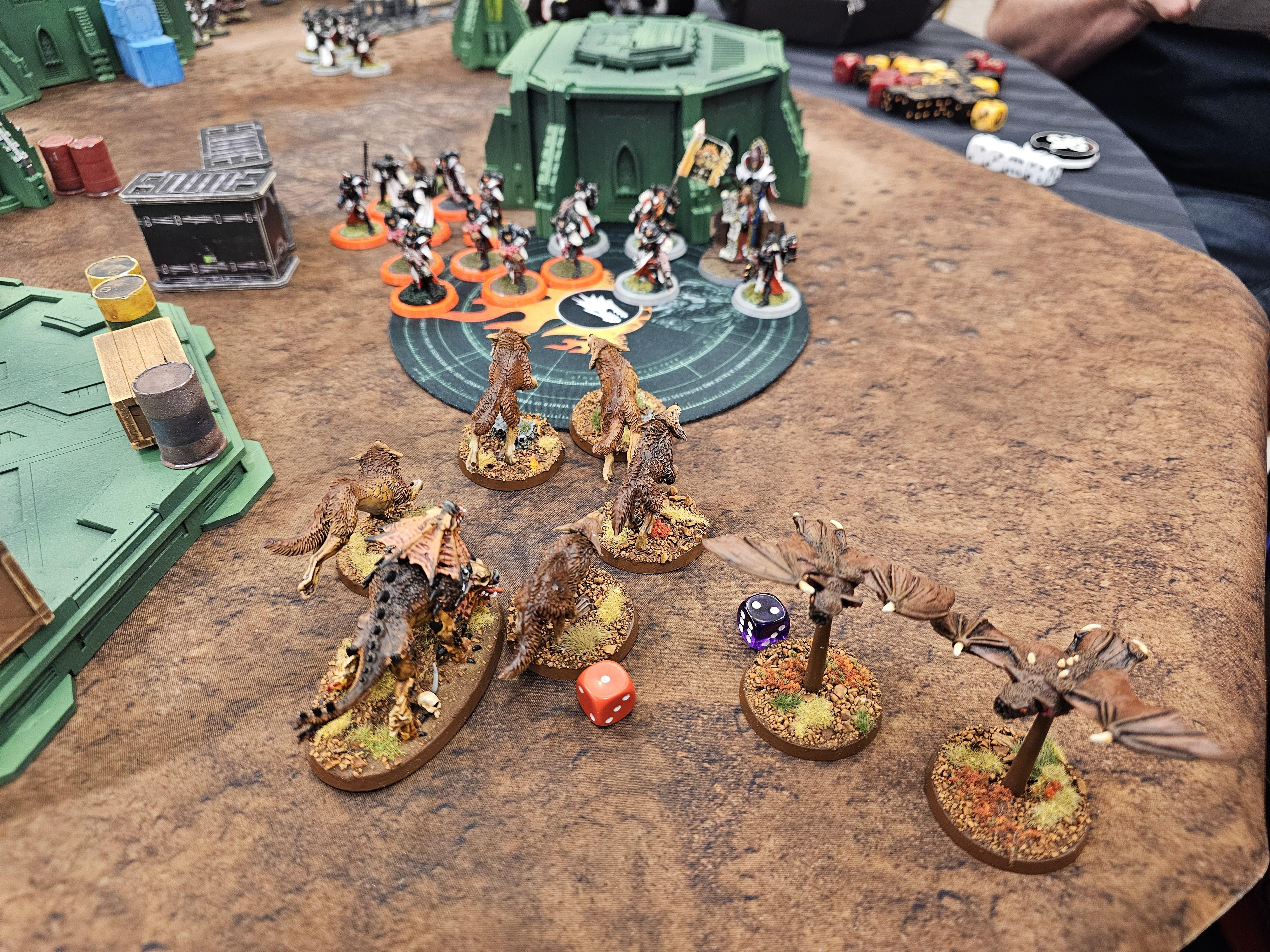 Hell hounds vs. Sisters