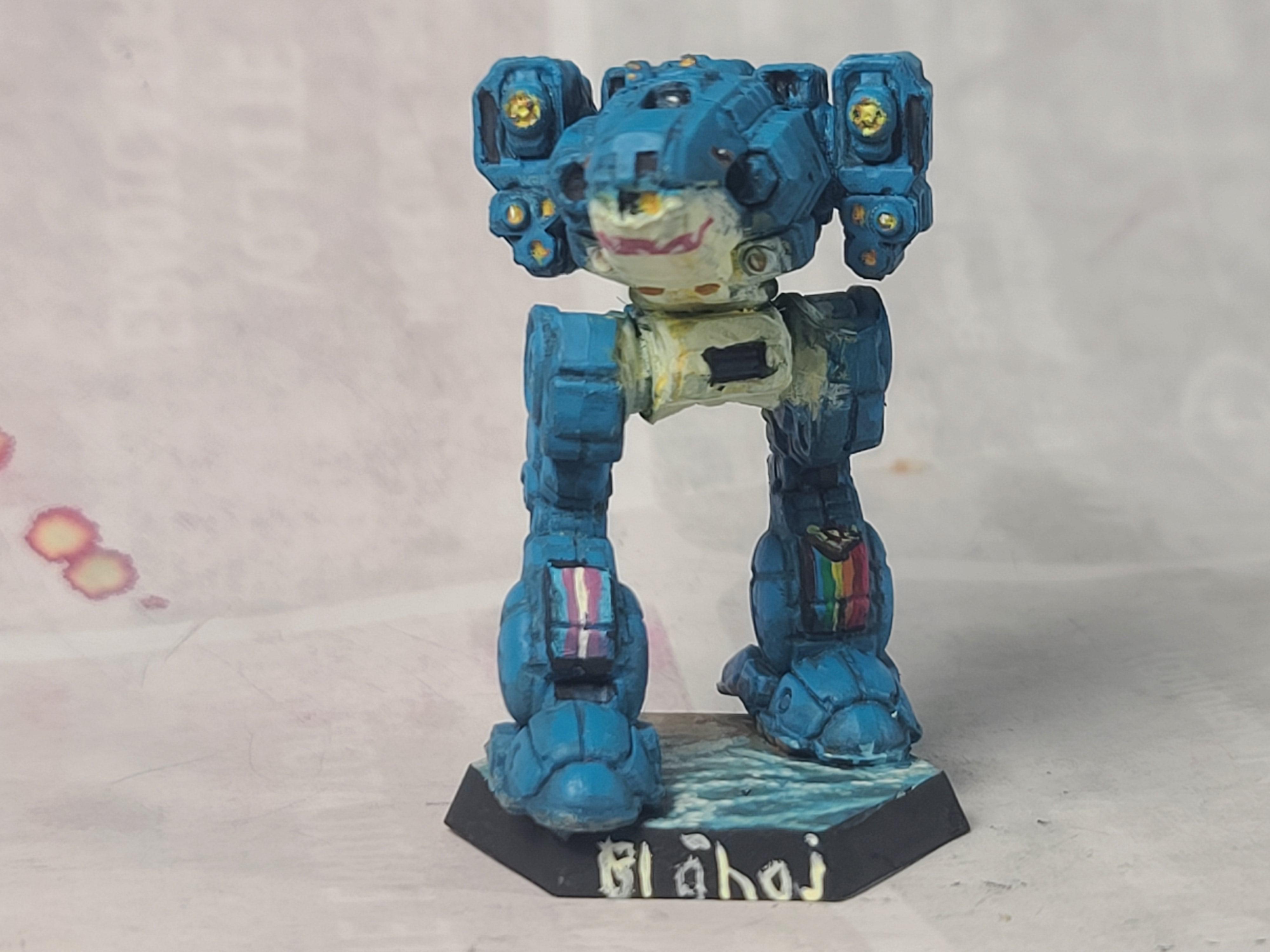 Battletech, Bl&aring;haj, Catalyst Game Labs, Painted Base, Pride Flags, Stalker