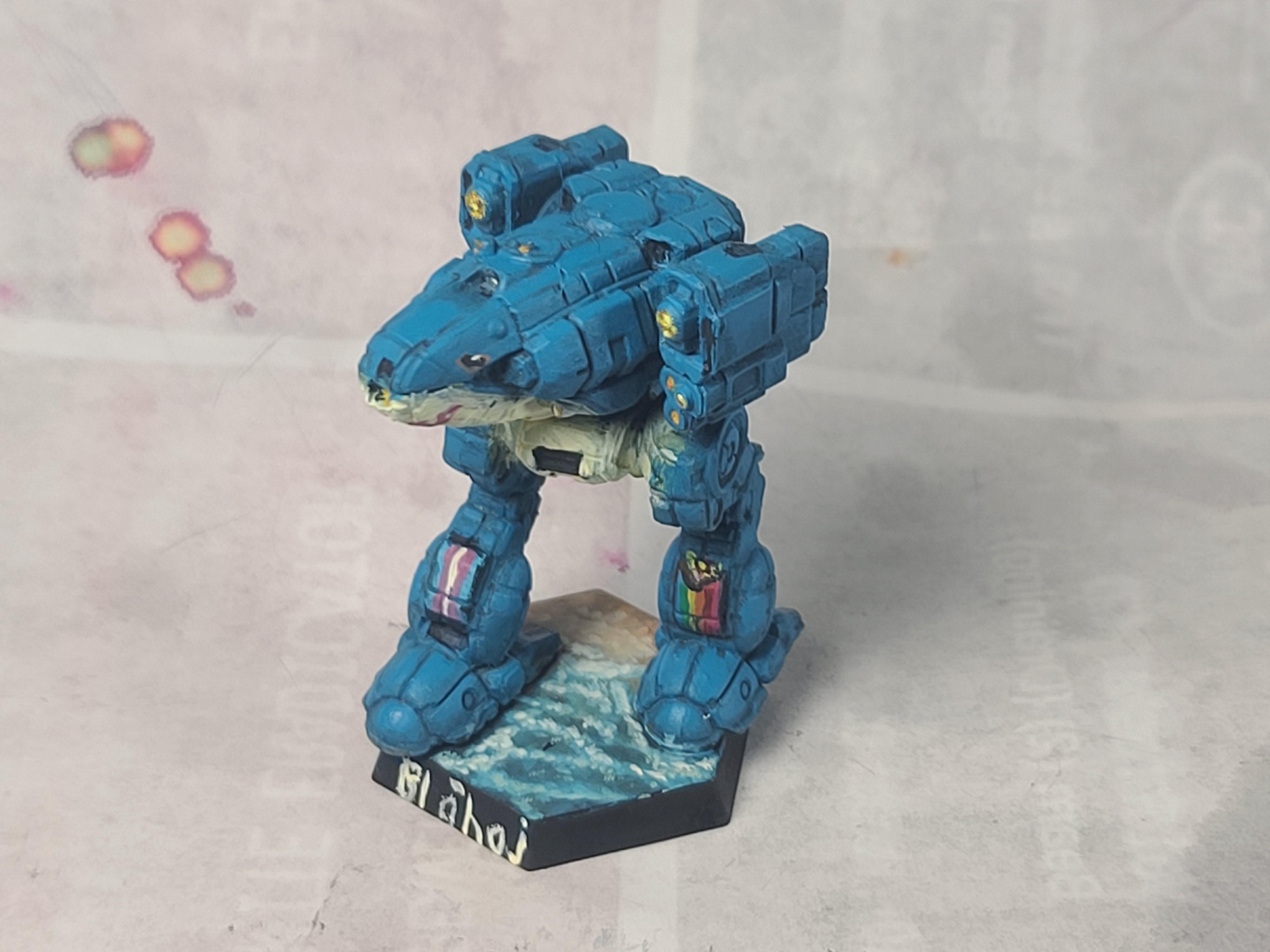 Battletech, Bl&aring;haj, Catalyst Game Labs, Painted Base, Pride Flags, Stalker