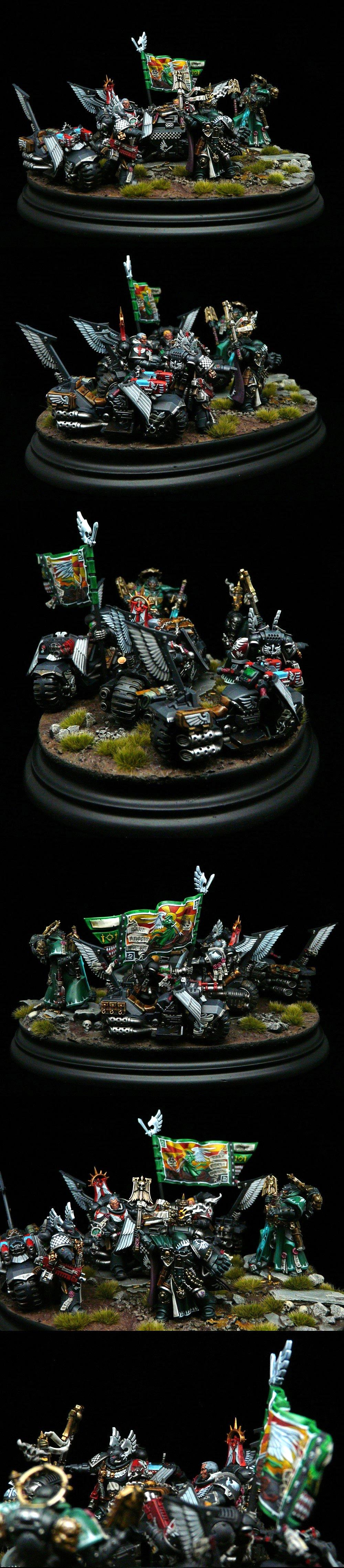Adeptus Astartes, Dark Angels, Primaris, Ravenwing, Space Marines