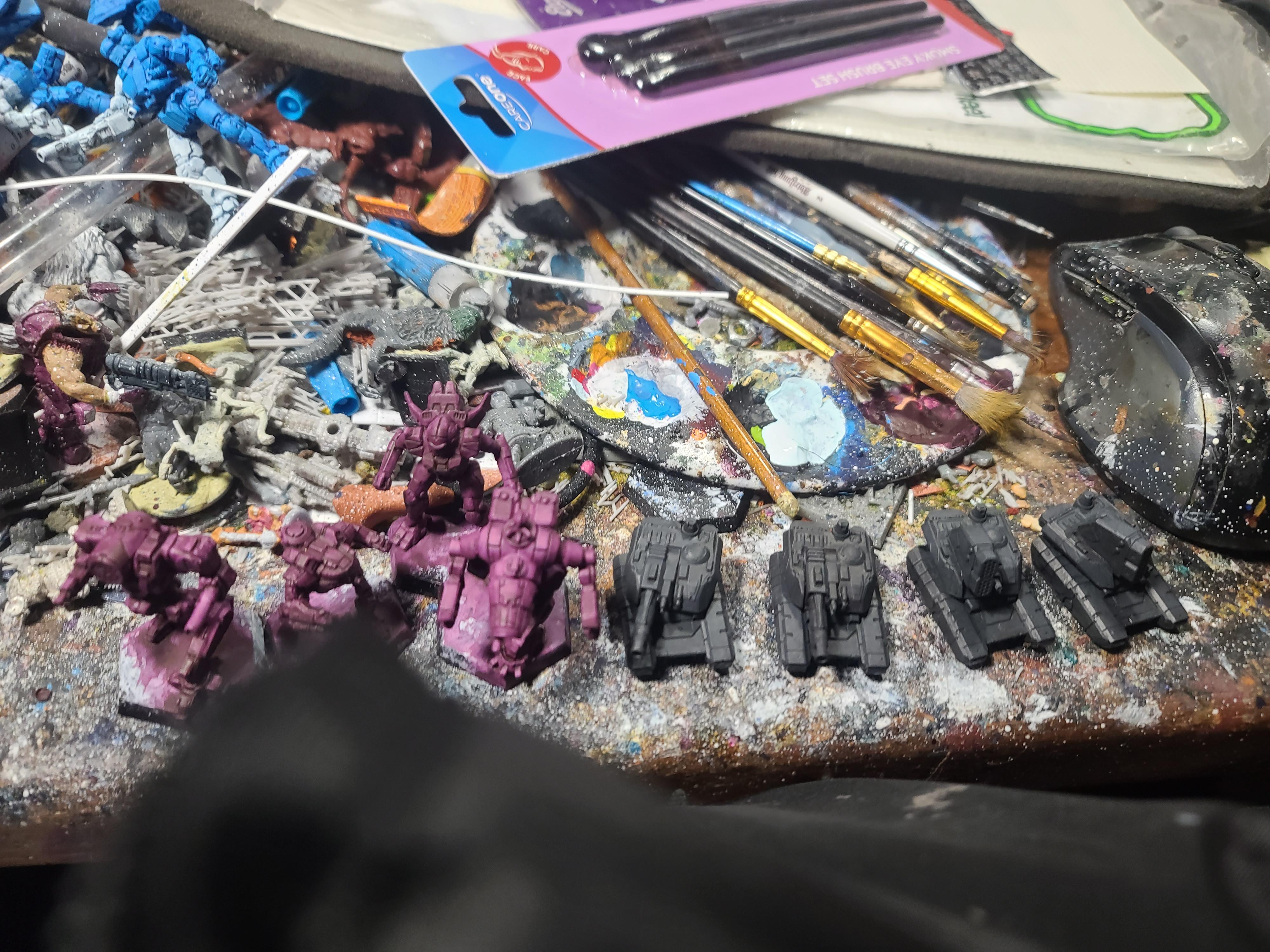 Afterdark Prints, Battletech, Catalyst Game Labs, Chimera, Crab, Euro, Mech, Mercury, Sir Mortimer Bombito, Tank, Venom