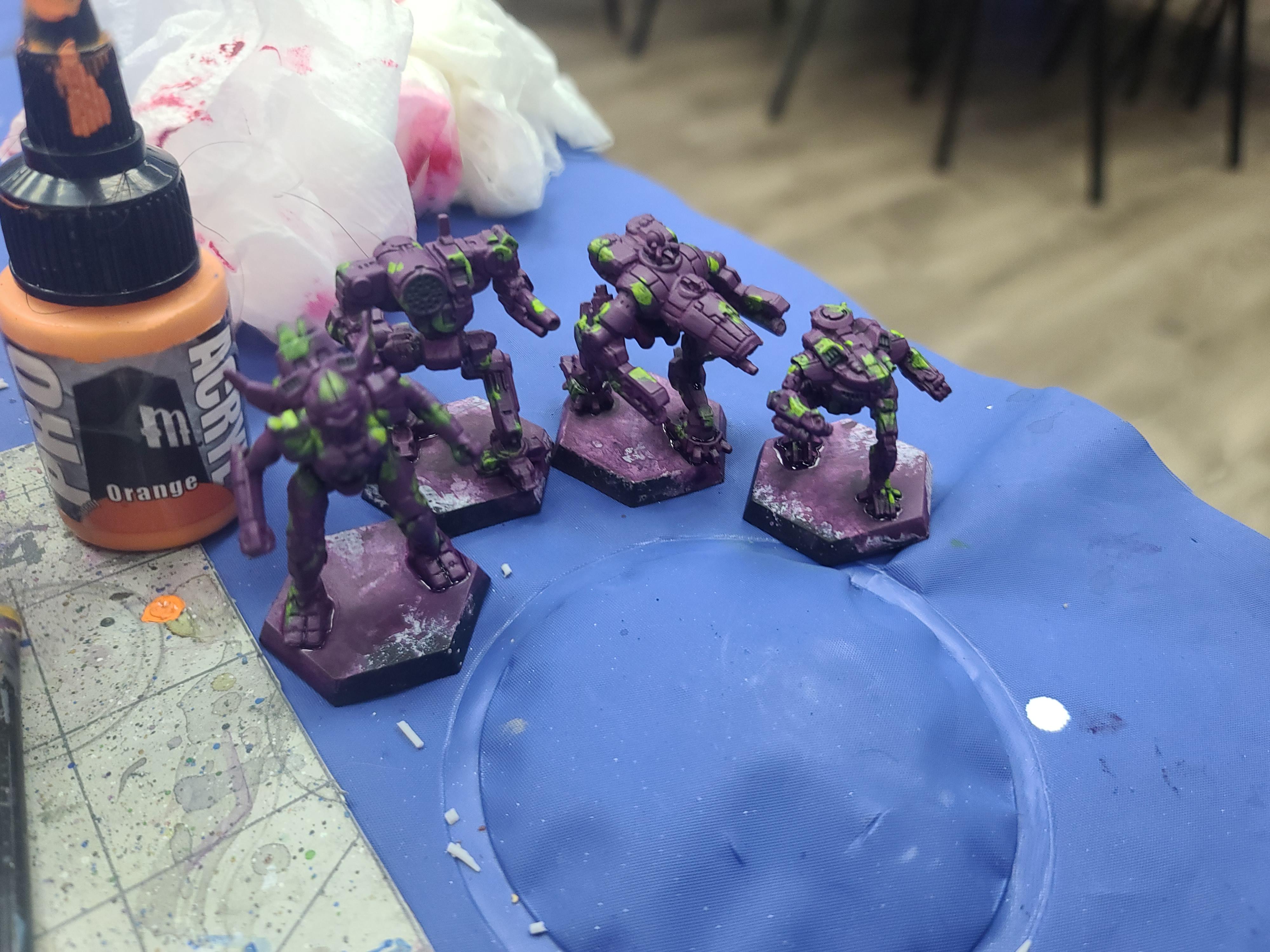 6mm, Battletech, Catalyst Game Labs, Chimera, Crab, Marik, Mech, Mercury, Purple, Venom