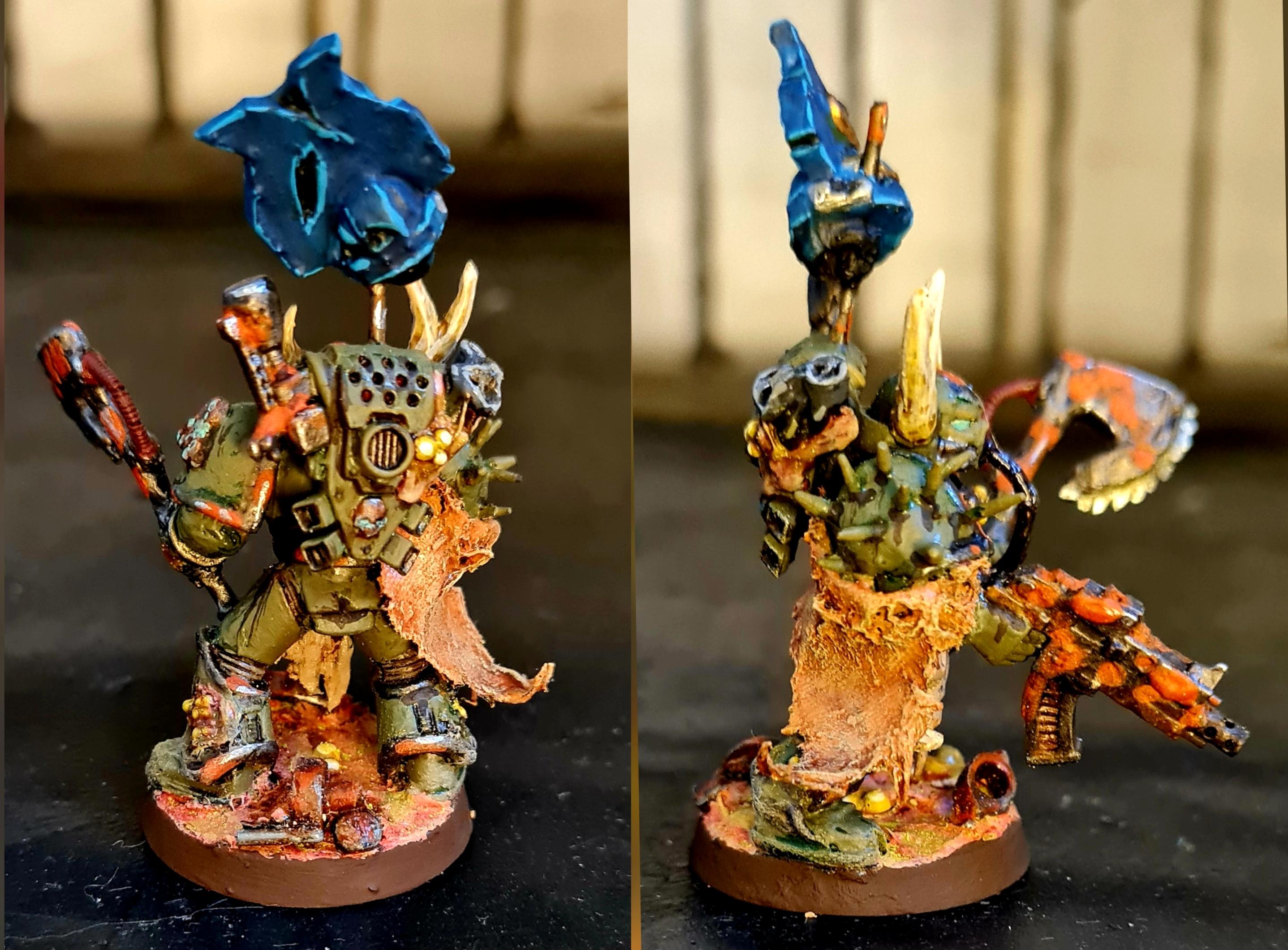 Blight, Chainaxe, Chaos, Chaos Space Marines, Conversion, Death Guard, Decay, Disease, Heresy, Heretic Astartes, Infantry, Nurgle, Pestilence, Plague, Plague Marines, Rot, Rust, Sculpting, Traitor Legions, Warhammer 40,000