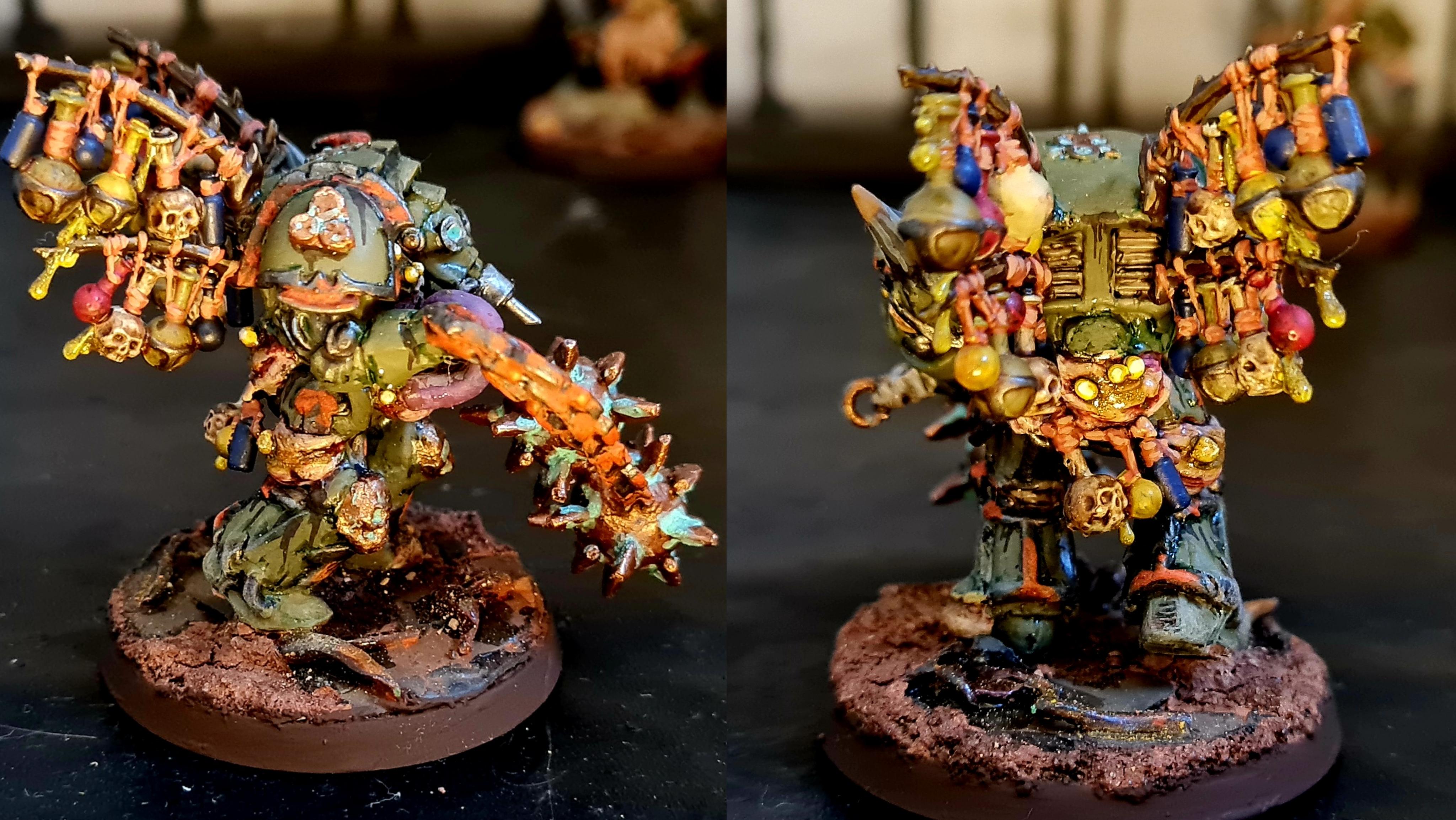 Biologus Putrifier, Blight, Casting, Chaos, Chaos Space Marines, Conversion, Death Guard, Decay, Disease, Flail, Heresy, Heretic Astartes, Infantry, Nurgle, Pestilence, Plague, Plague Marines, Rot, Rust, Sculpting, Tentacle, Terminator Armor, Traitor Legions, Warhammer 40,000, Wasp Nest