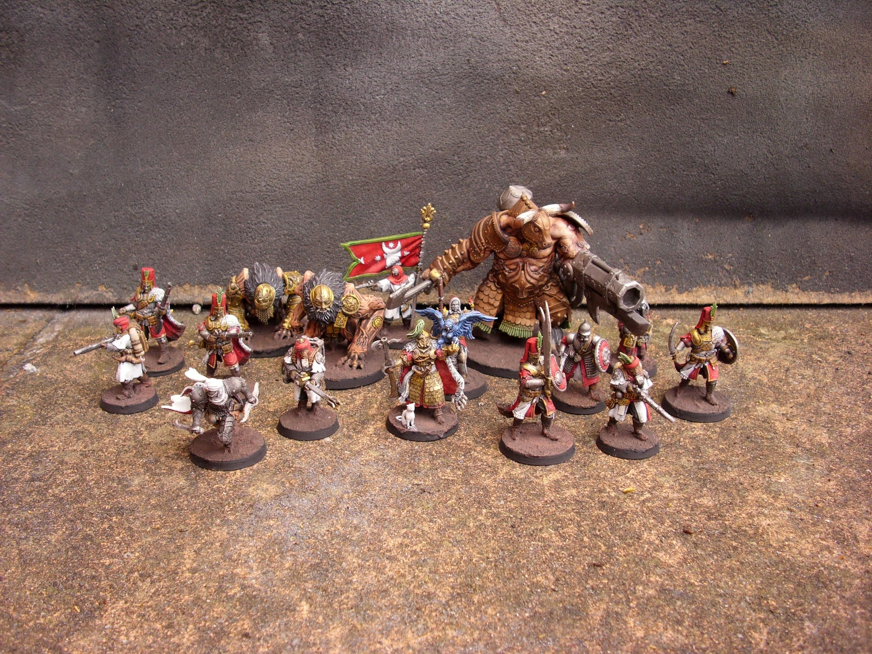 Azebs, Brazen Bull, Jabirean Alchemist, Janissaries, Lions Of Jabir, Sultanate, Sultanate Assassin, Sultanate Of The Iron Wall, Sultanate Sappers, Trench Crusade, Yuzbasi