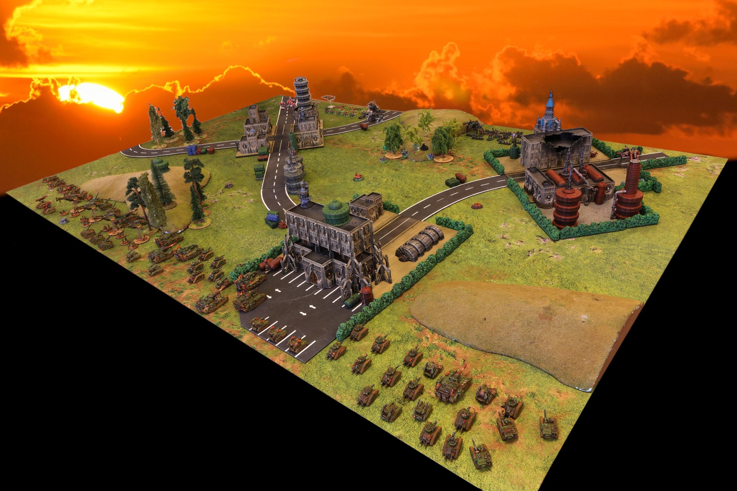 Battle Report, Epic, Game Table, Terrain