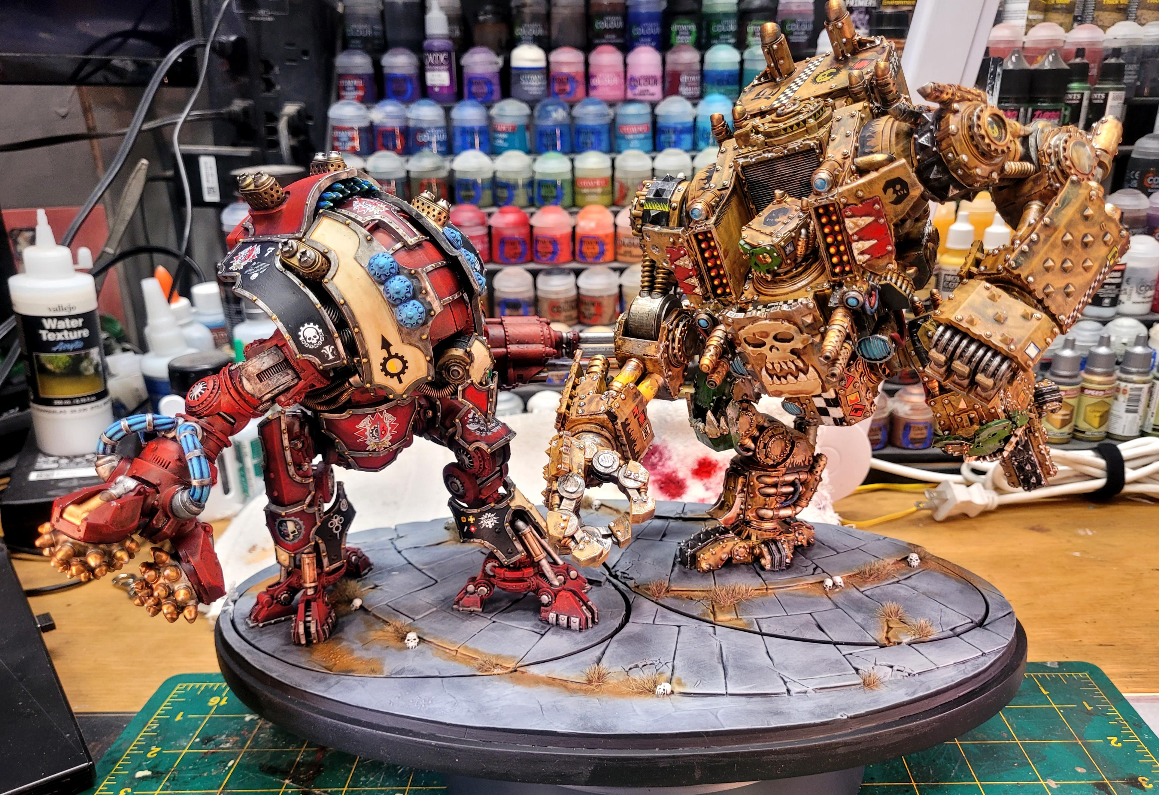 Diarama, Dreadnought, Dred, Duel, Imperial, Knights, Mechanicum, Mega, Mekboy, Mob, Orks, Taranis