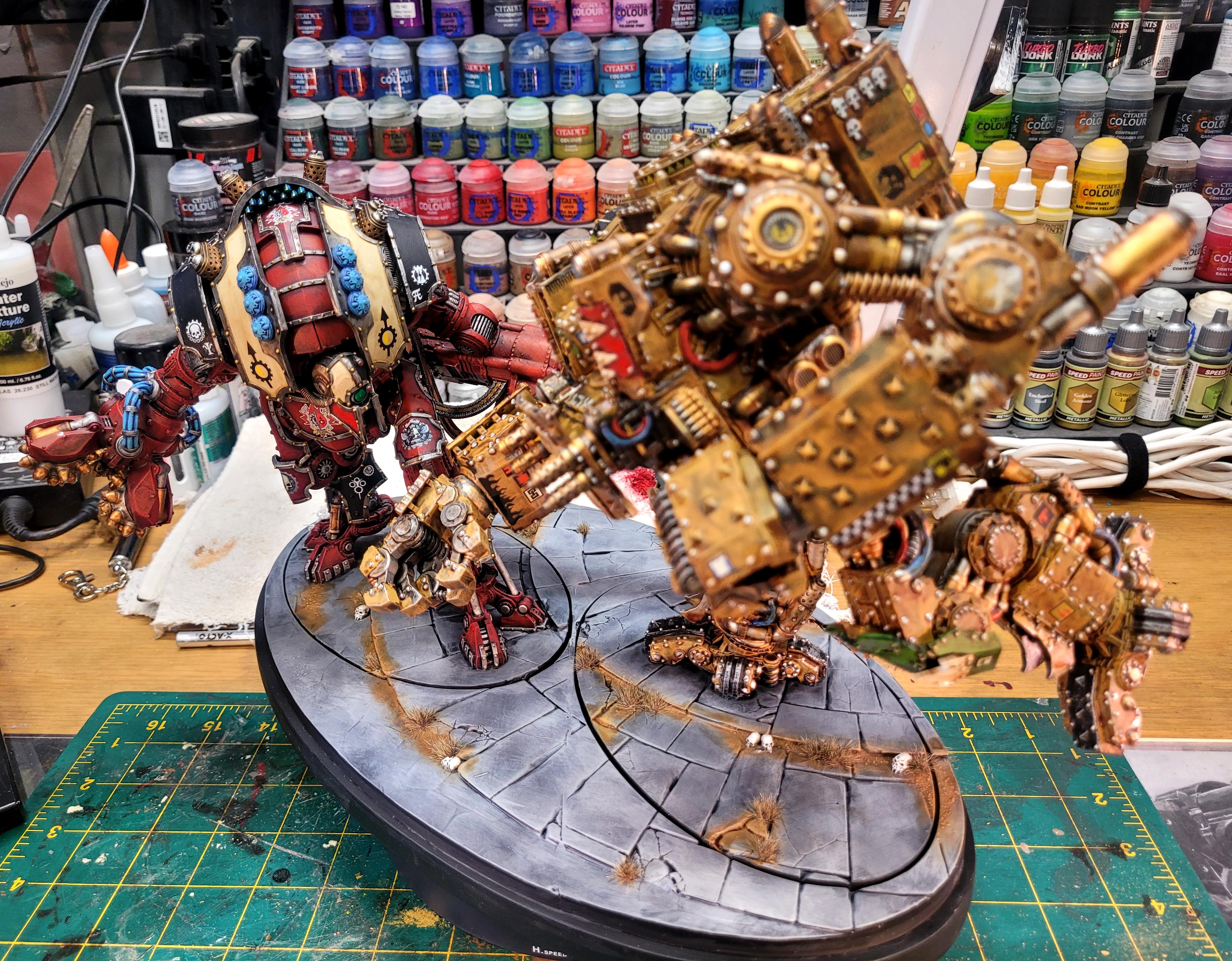 Diarama, Dreadnought, Dred, Duel, Imperial, Knights, Mechanicum, Mega, Mekboy, Mob, Orks, Taranis