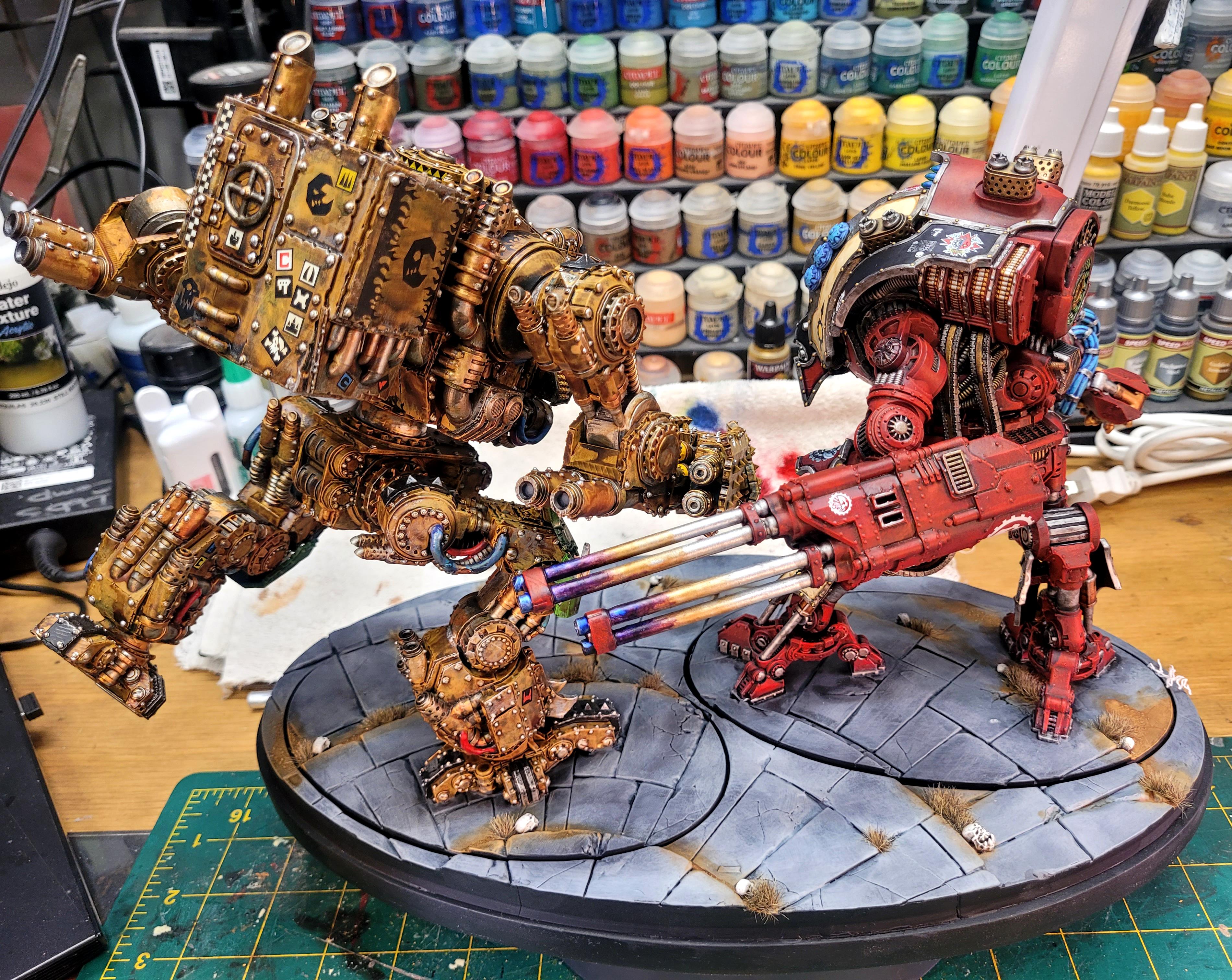 Diarama, Dreadnought, Dred, Duel, Imperial, Knights, Mechanicum, Mega, Mekboy, Mob, Orks, Taranis