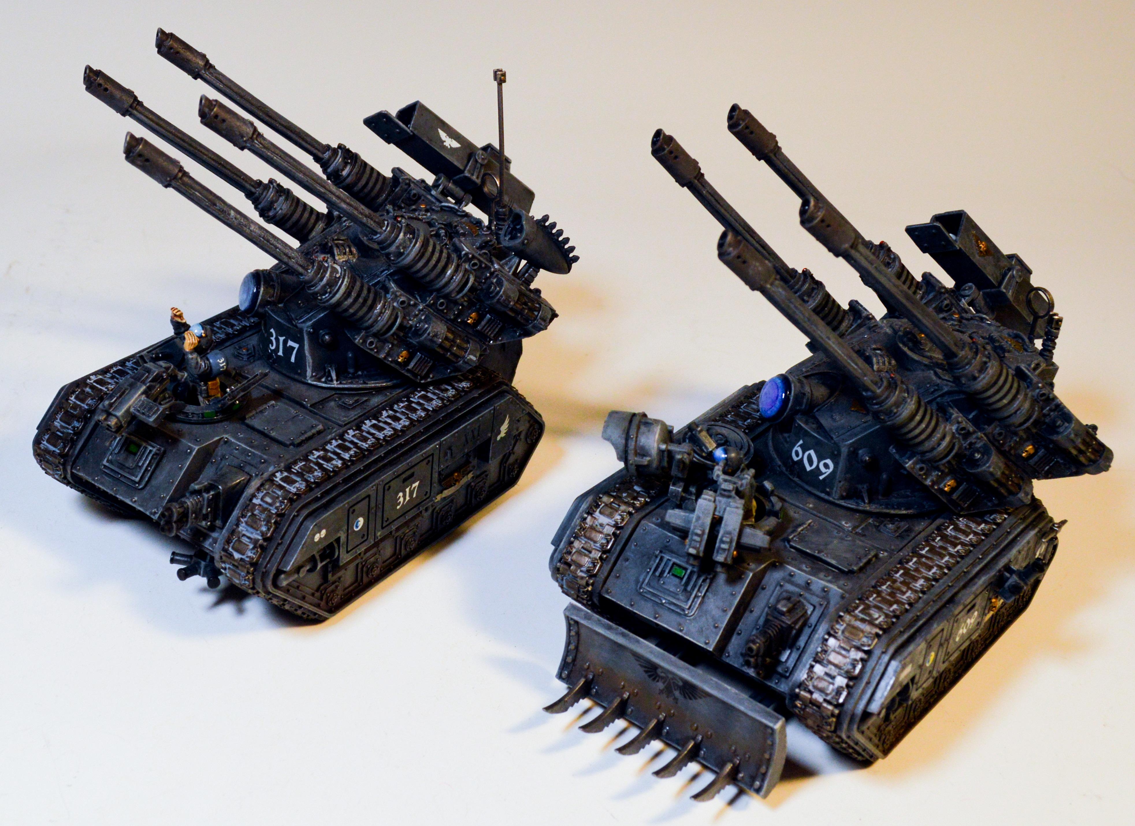 Astra Militarum, Cadian Shock Troops, Hydra Flak Tank, Imperial Guard