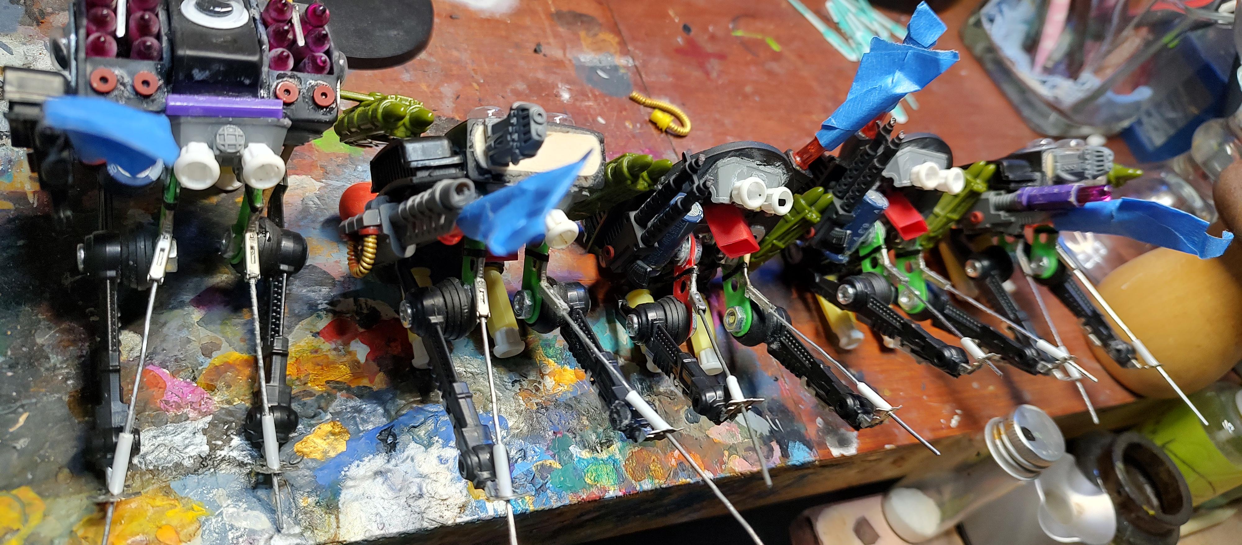 Battle Mech, Mech, Scratch Build, Walkers