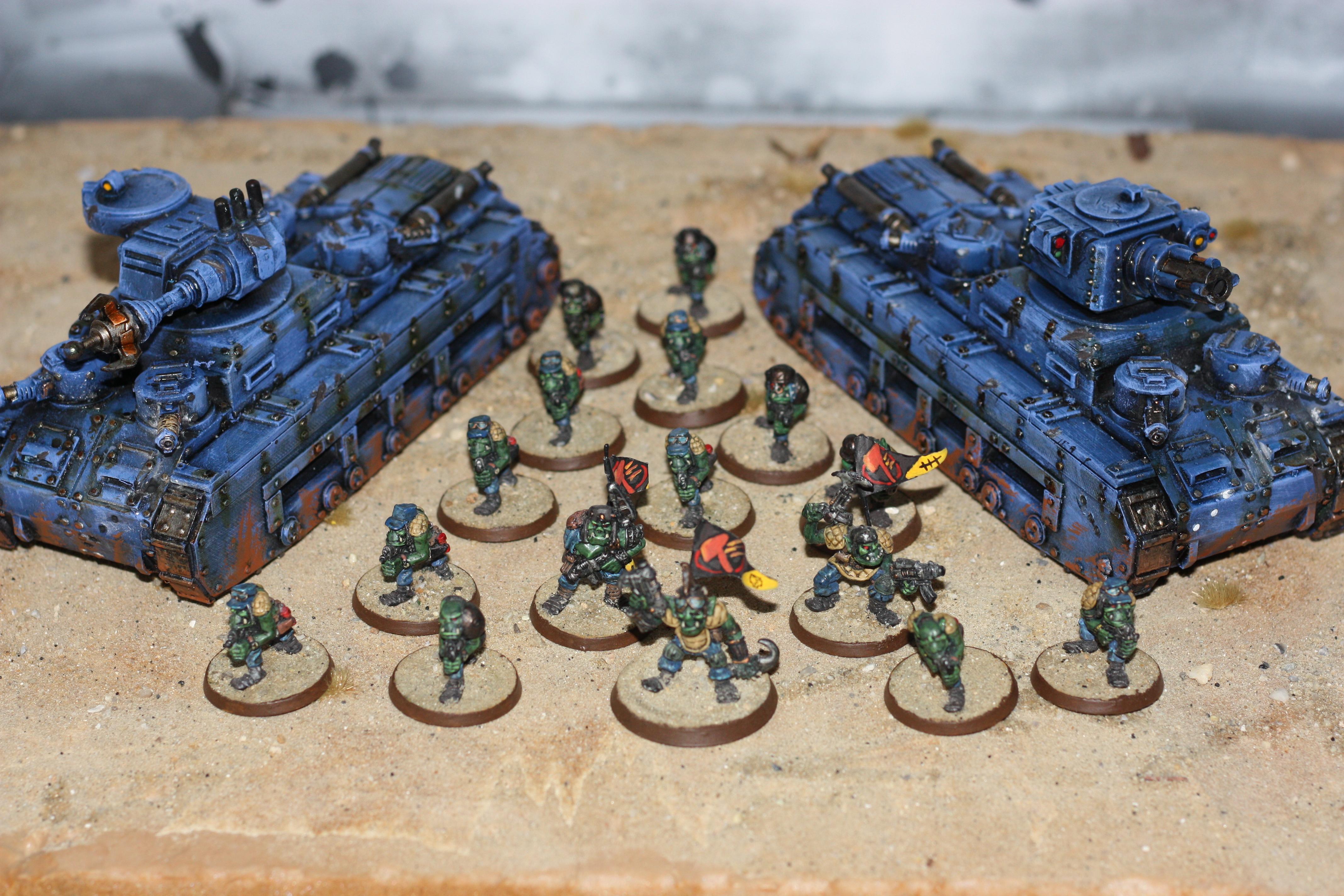 Battlewagon, Culverin, Ork 40k, Rogue Trader, Space Ork Raiders, Thrugg Bullneck