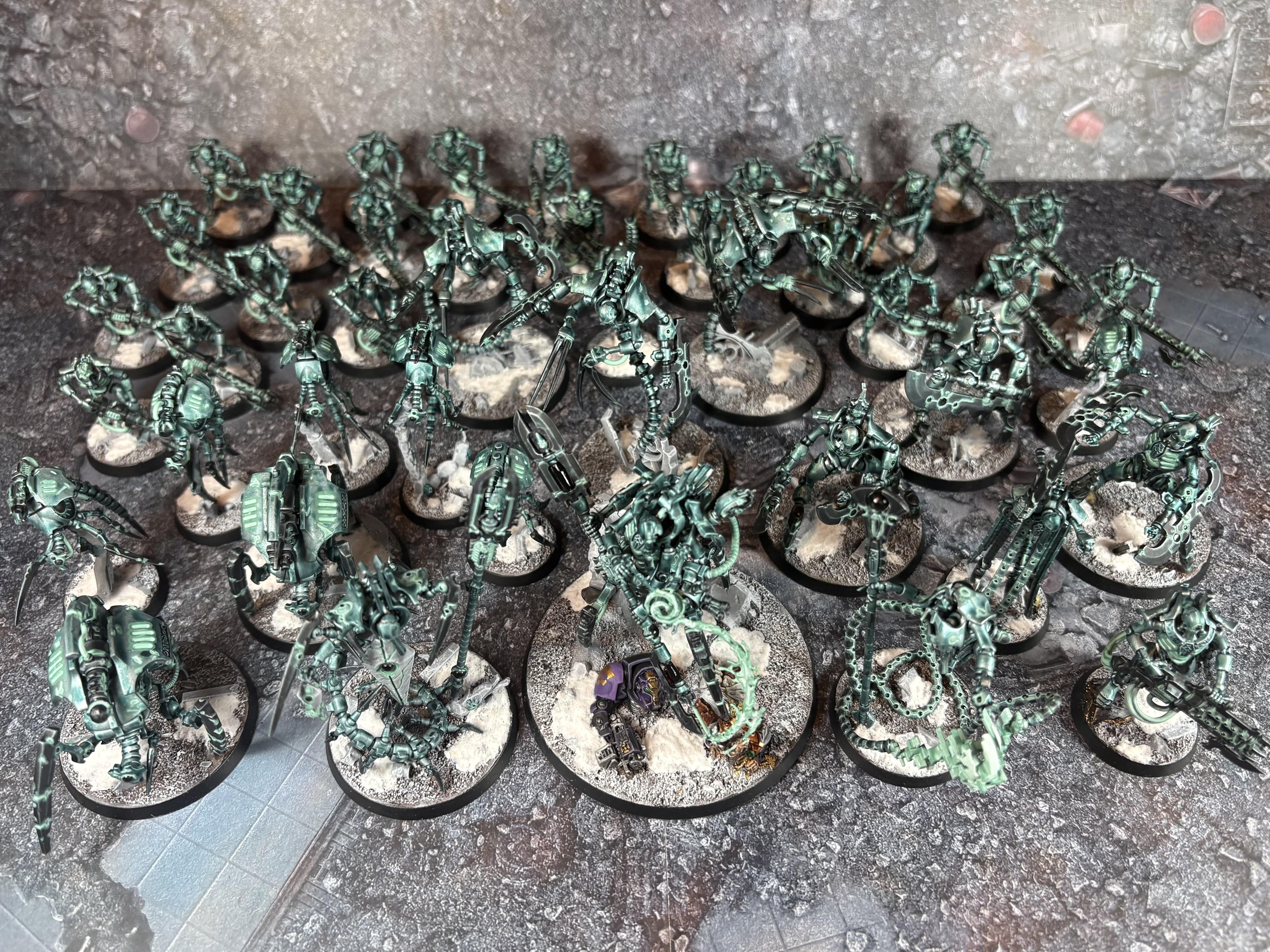 Canoptek, Crypteks, Geomancer, Illuminor Szeras, Macrocytes, Necron Warriors, Necrons, Ophydian Destroyers, Plasmacytes, Psychomancer, Skorpekh Destroyers, Warhammer 40,000