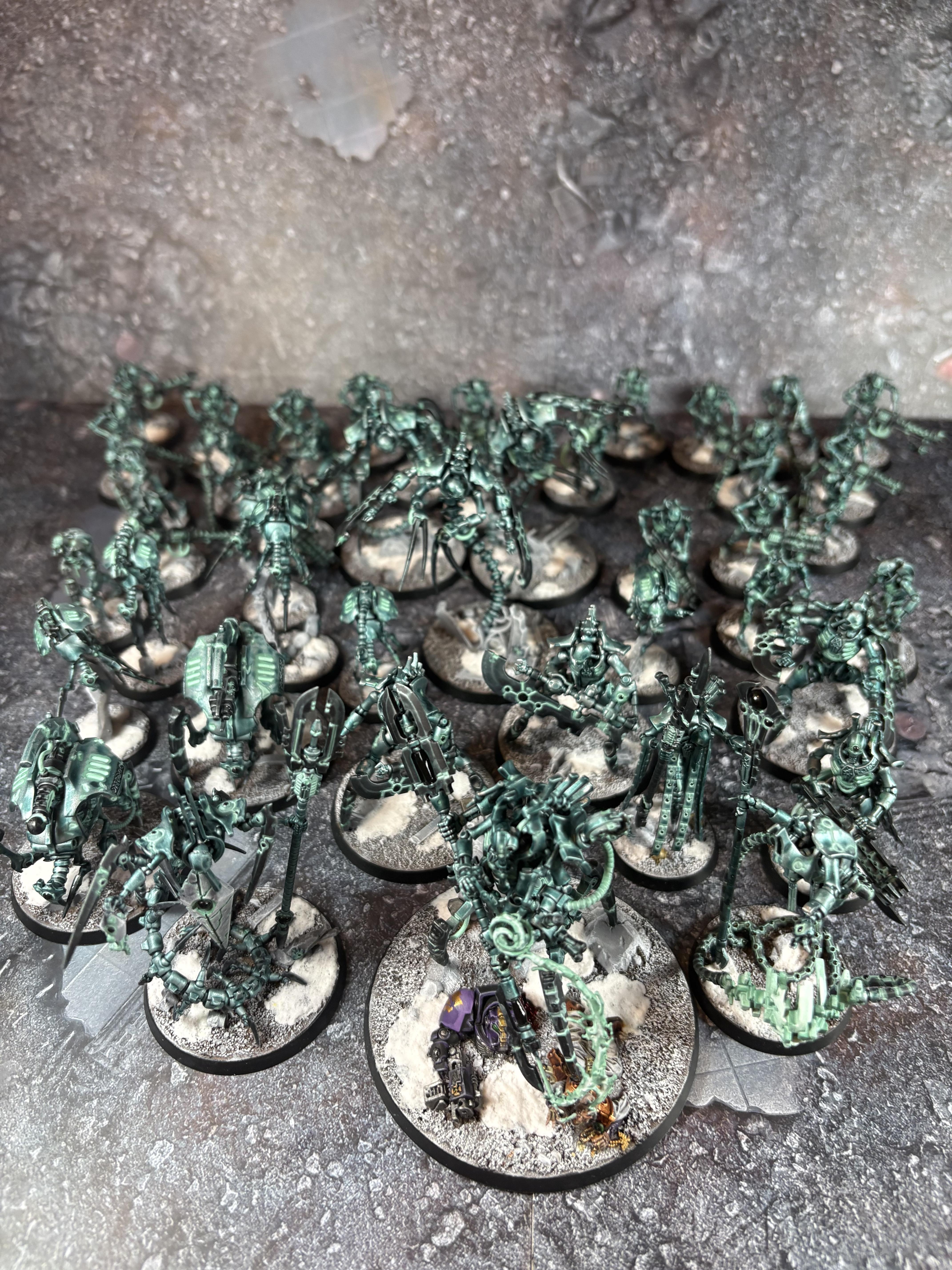 Canoptek, Crypteks, Geomancer, Illuminor Szeras, Macrocytes, Necron Warriors, Necrons, Ophydian Destroyerd, Plasmacytes, Psychomancer, Skorpekh Destroyers, Warhammer 40,000