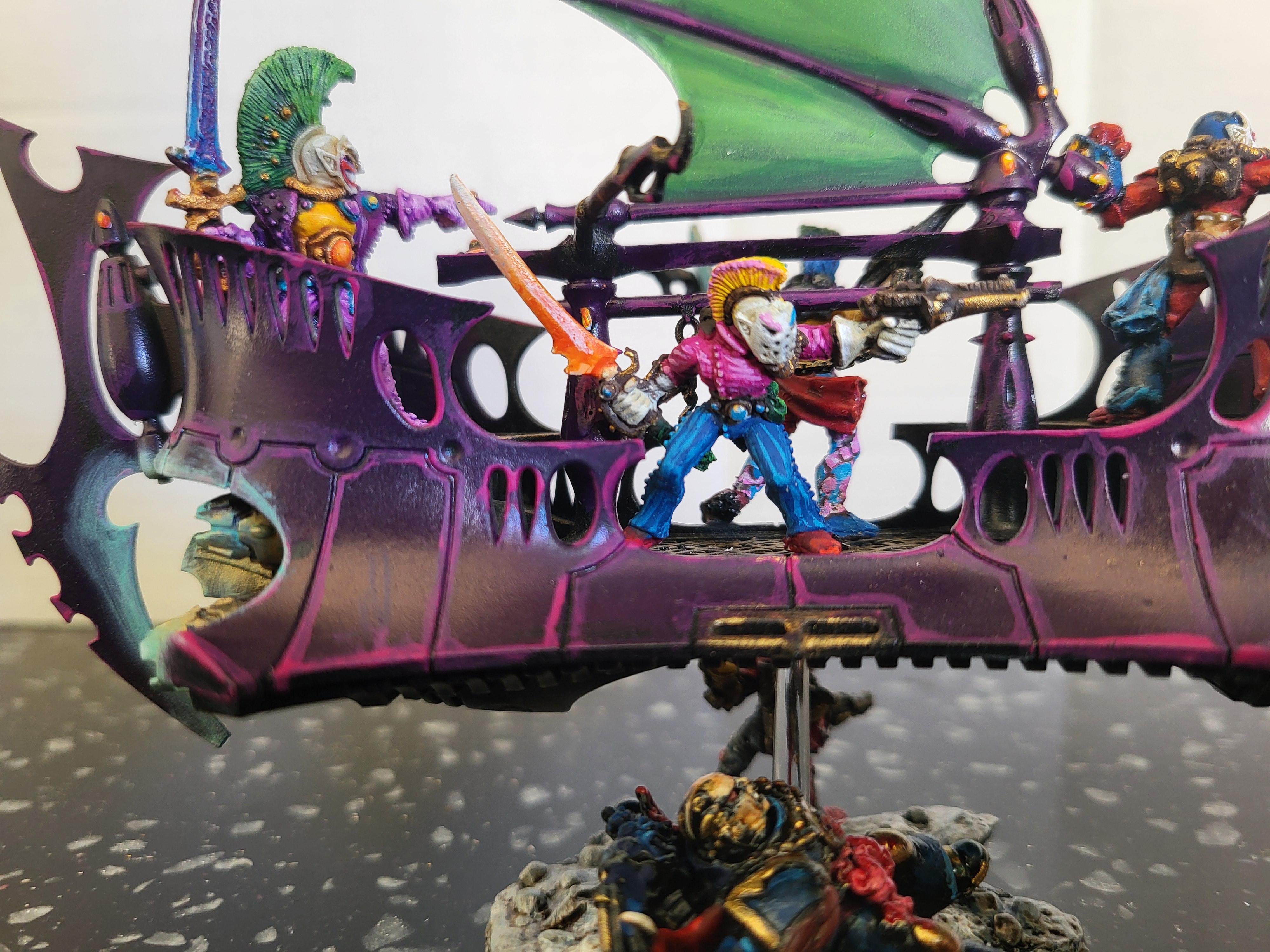 Eldar, Harlequins, BoP Harlequin detail